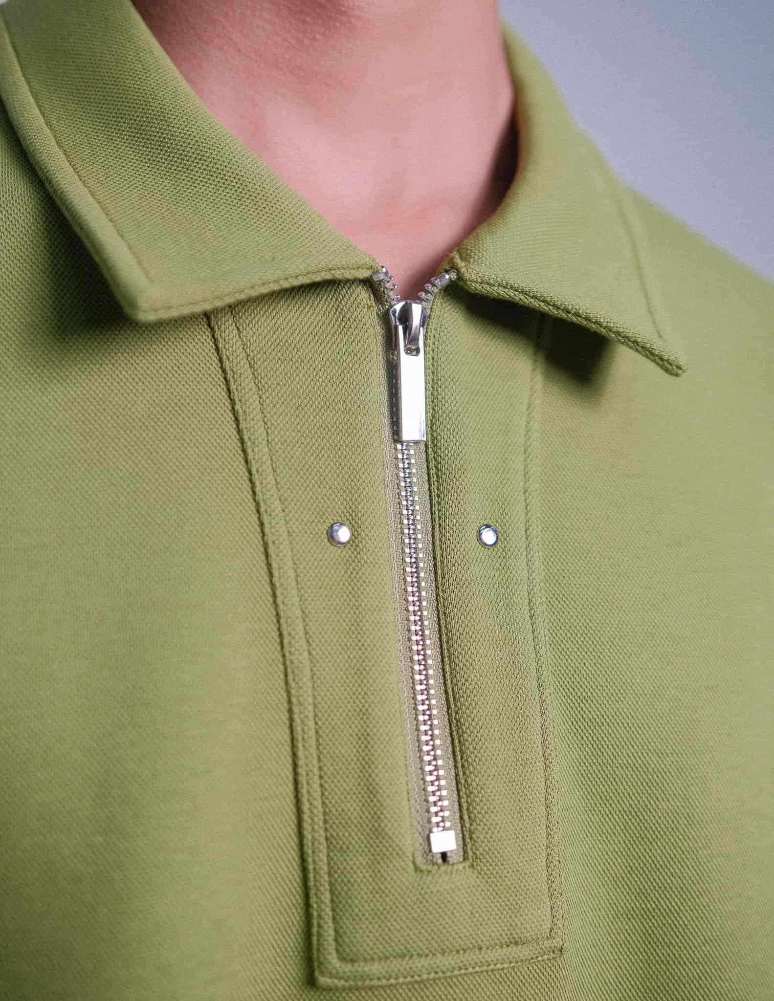 Camisa Polo Tarde y te verde oliva - miniatura 5