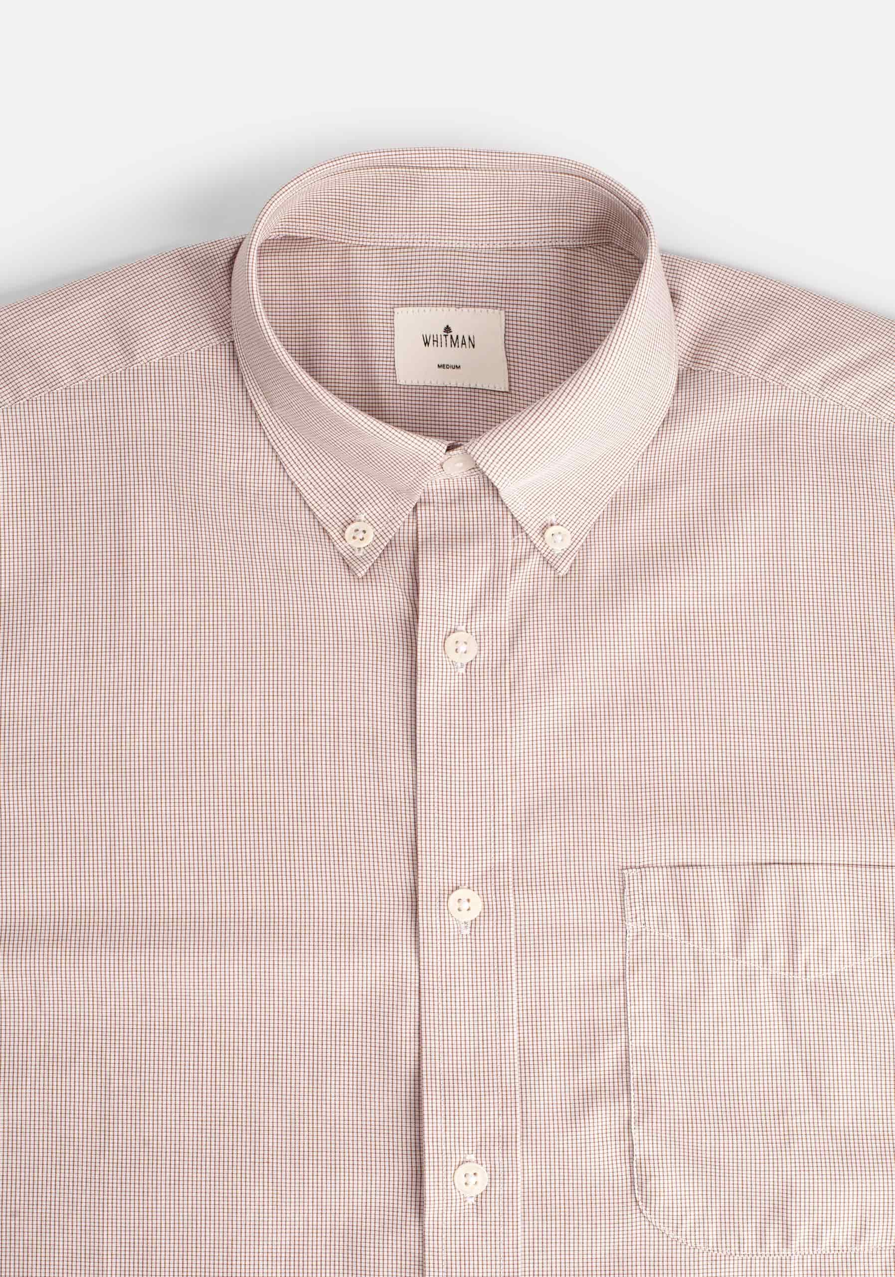 Camisa H CBD Cuadros Peq. Café Claro - miniatura 2