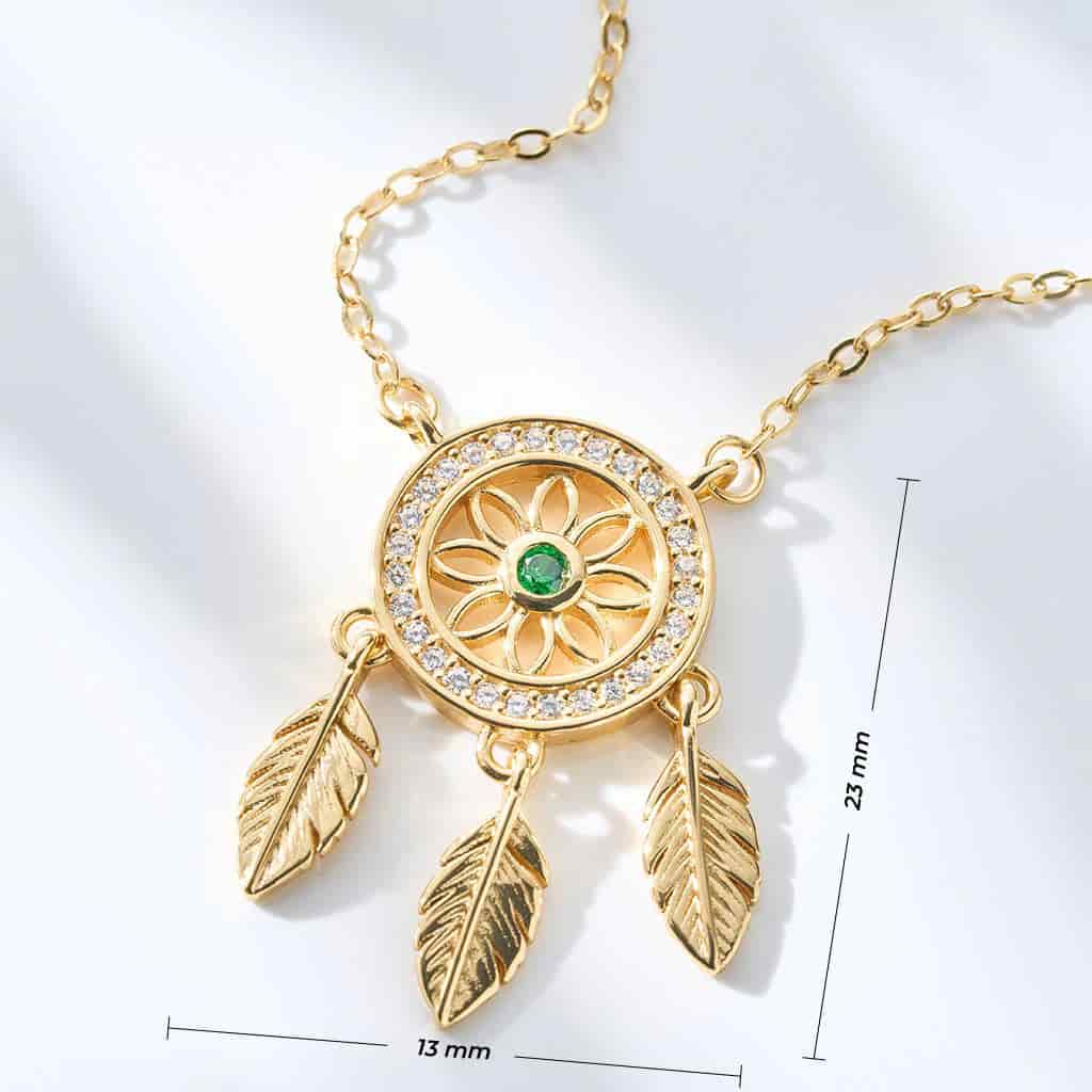 Collar Atrapasueños Esmeralda - miniatura 5