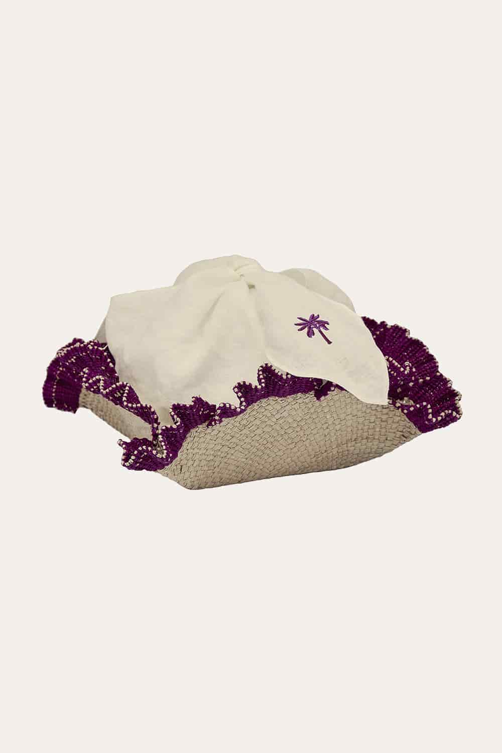 Mushroom Mandala Bread Basket Set of 2 - miniatura 1