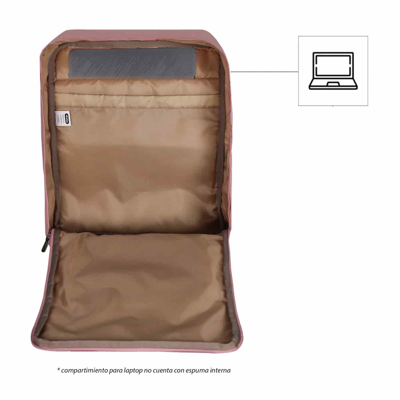 Morral Active Citybags Light Rosado Pastel - Plegable y Liviano - miniatura 6