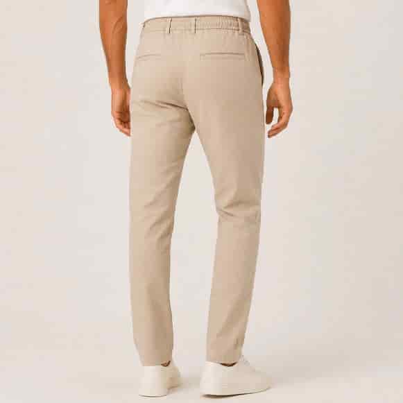 PANTALON RESORTADO 100% POLIESTER HOMBRE - miniatura 9