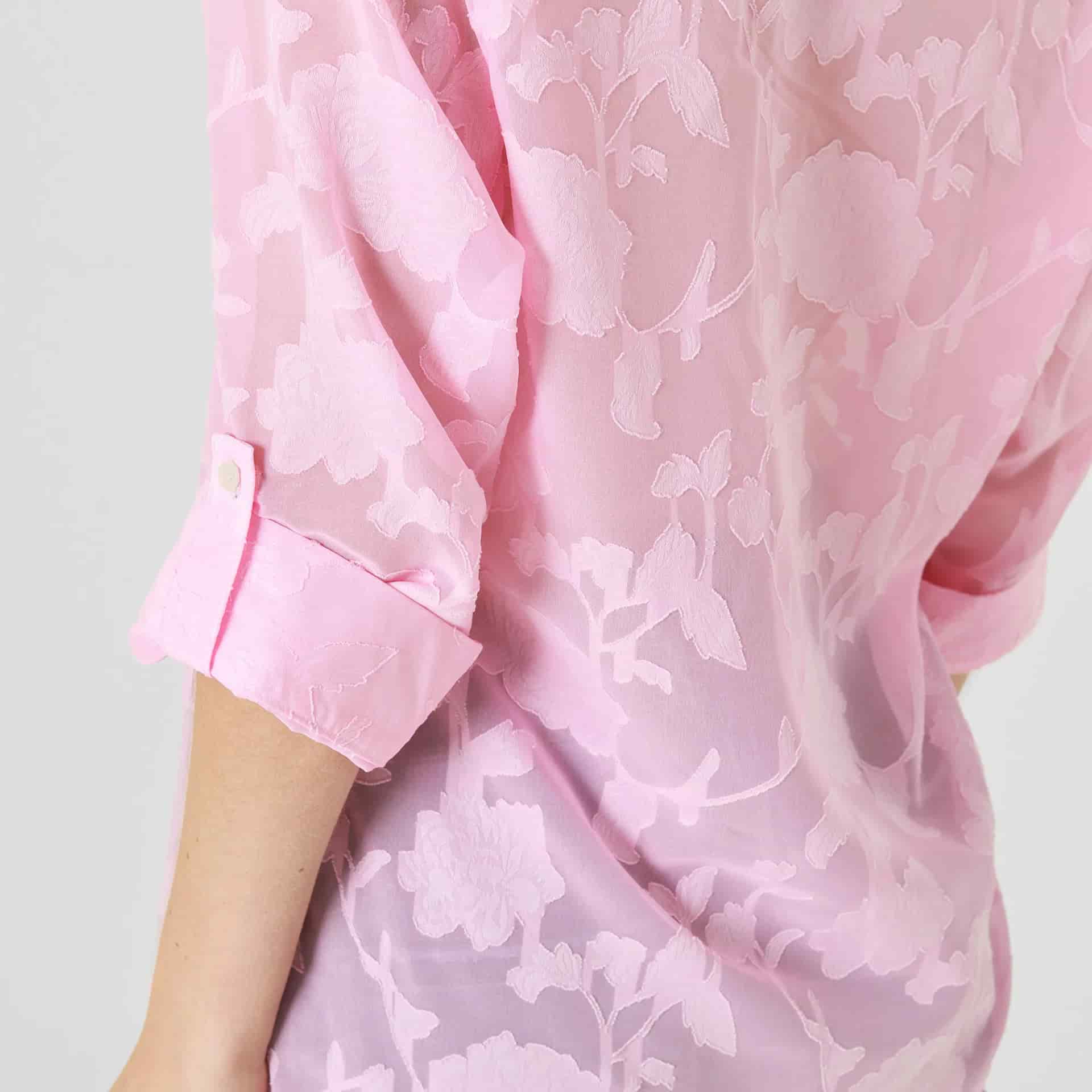 Blusa Cuello Camisero 3 Cuartos - miniatura 5