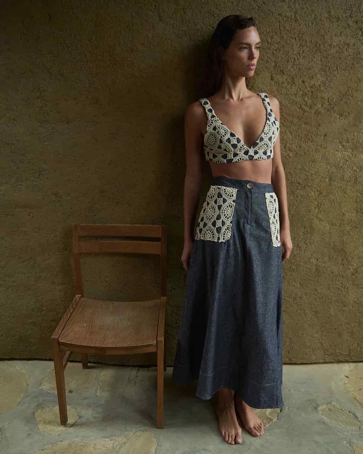 Top Belen Denim - miniatura 4
