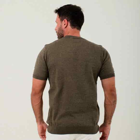 T-SHIRT BASICO TEJIDO HOMBRE - miniatura 19