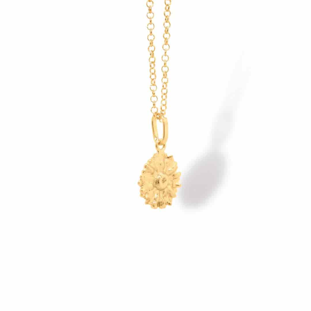 Cadena con flor de margarita pequeña - miniatura 2
