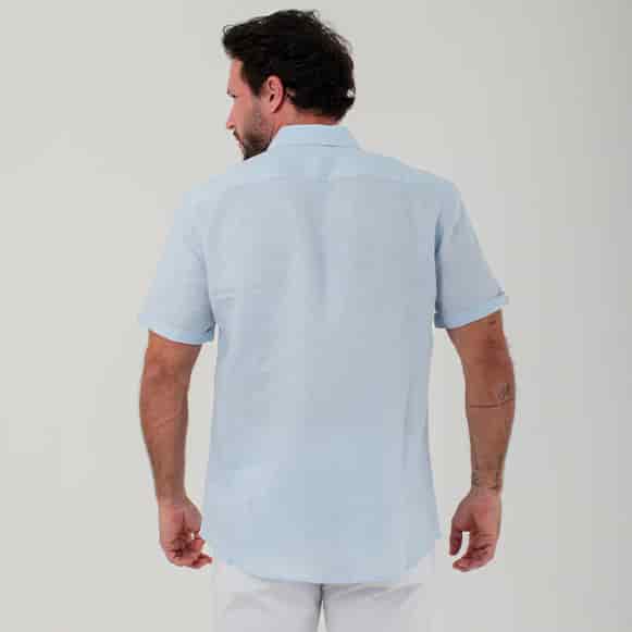 CAMISA MC 100% LINO HOMBRE - miniatura 4