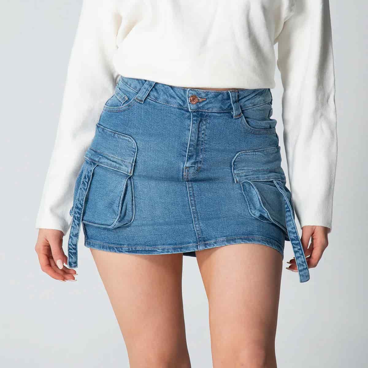 Falda Cargo Corta Goozip - miniatura 2
