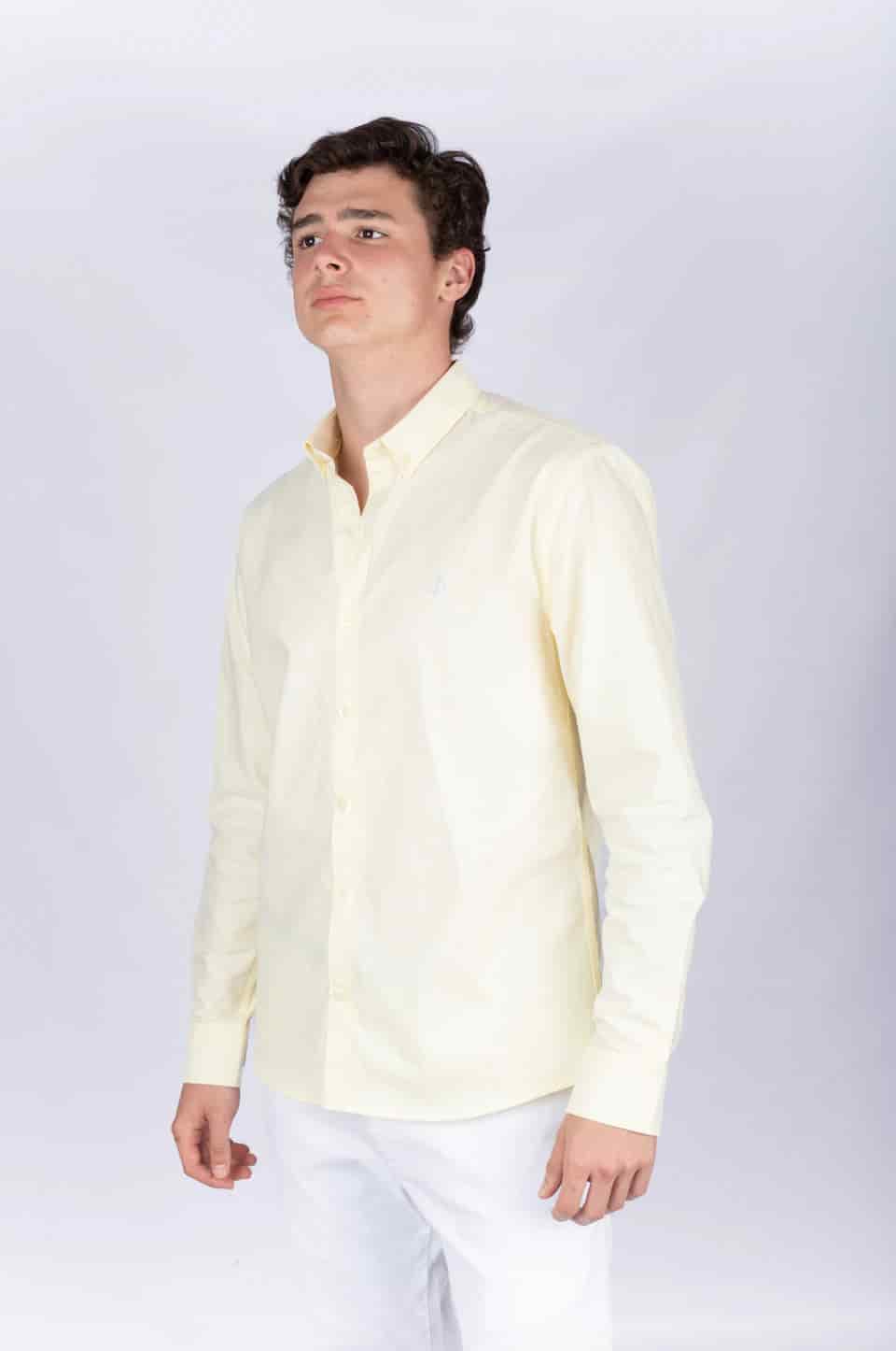 Camisa Oxford Amarilla - miniatura 3