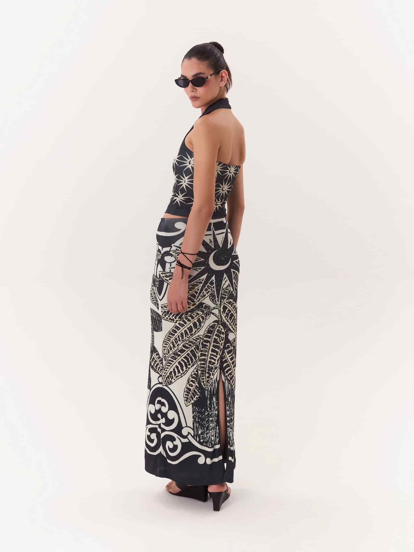 Halter Top Solar - Negro - miniatura 2