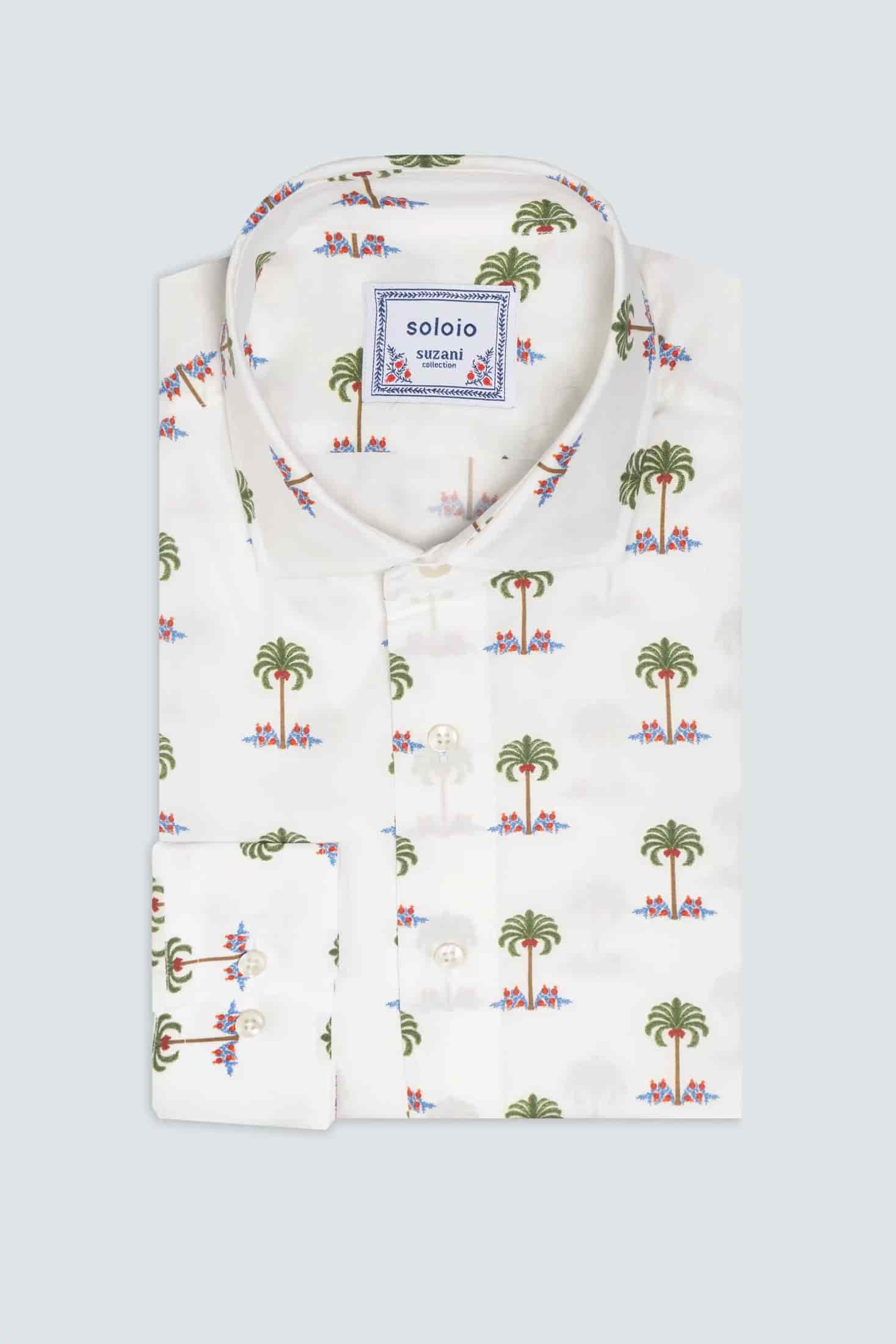Men's cotton shirt white gioventu - miniatura 6