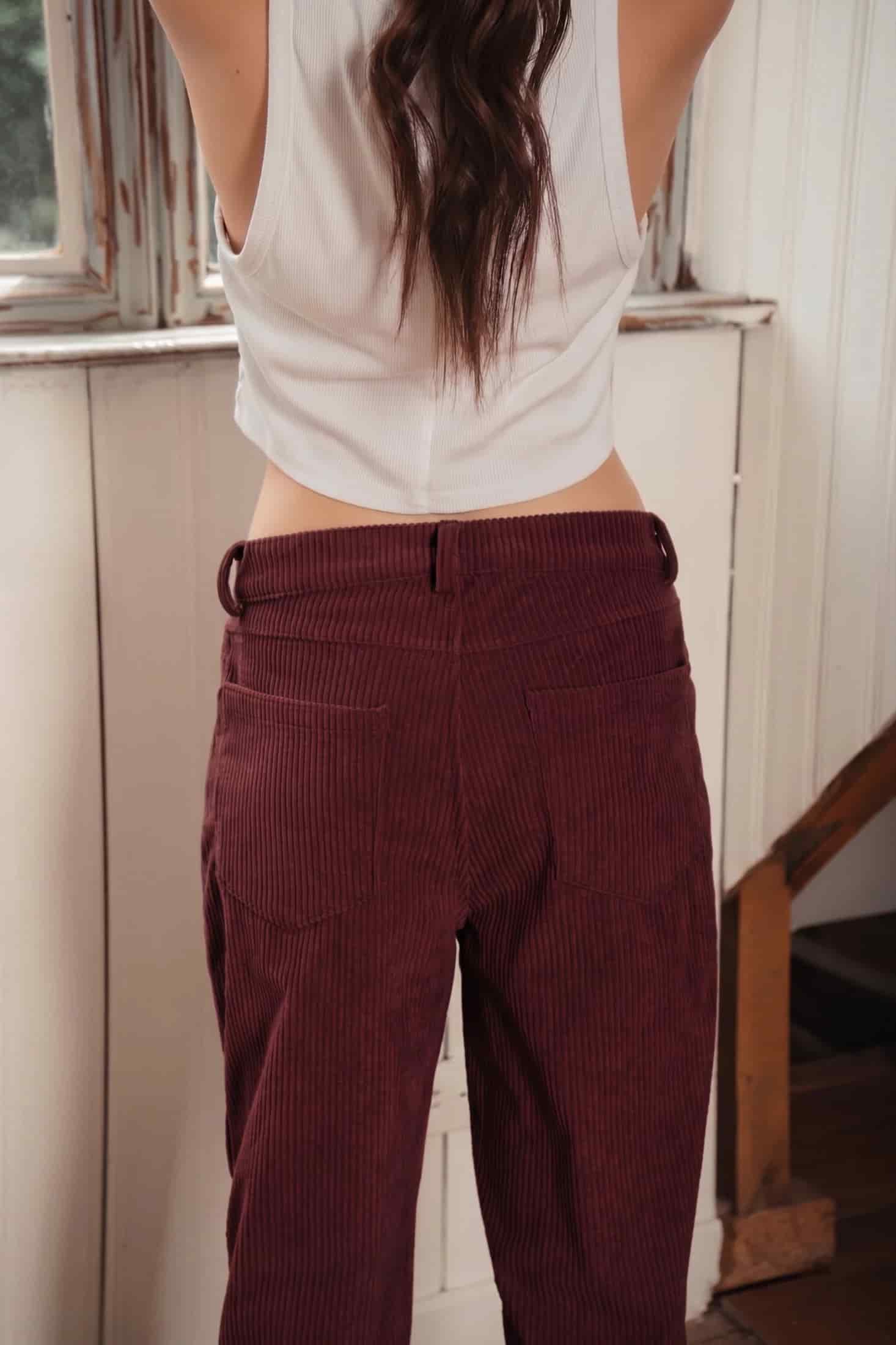 Pantalones Pana Vinotinto - miniatura 4