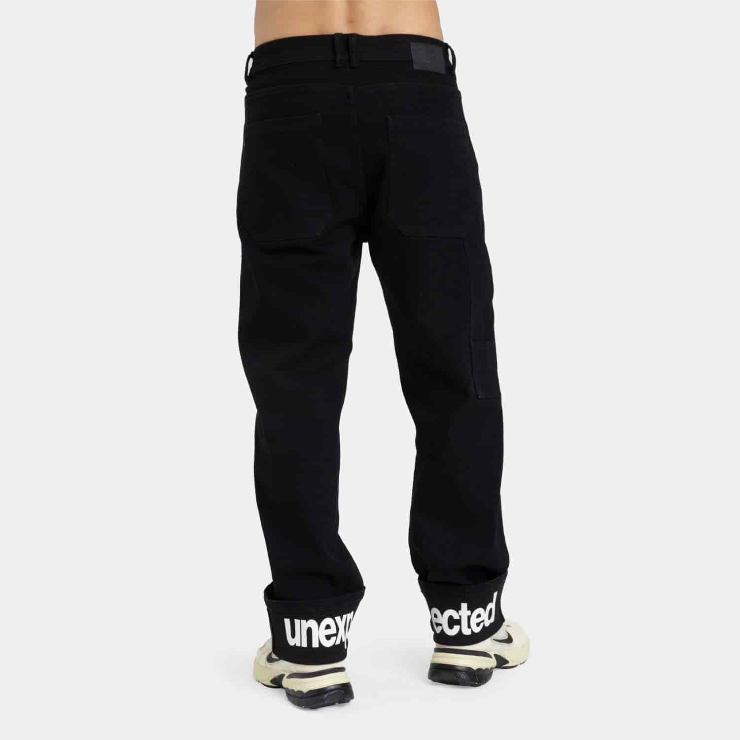Unexpected Black Relaxed Jeans - miniatura 11
