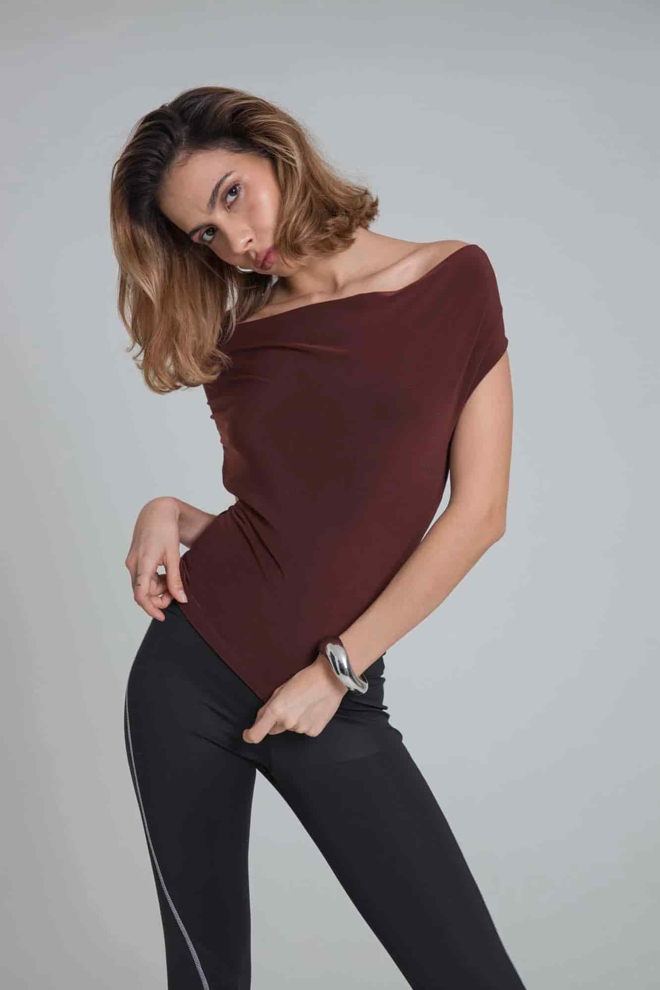OPHELIA BROWN TOP - miniatura 15