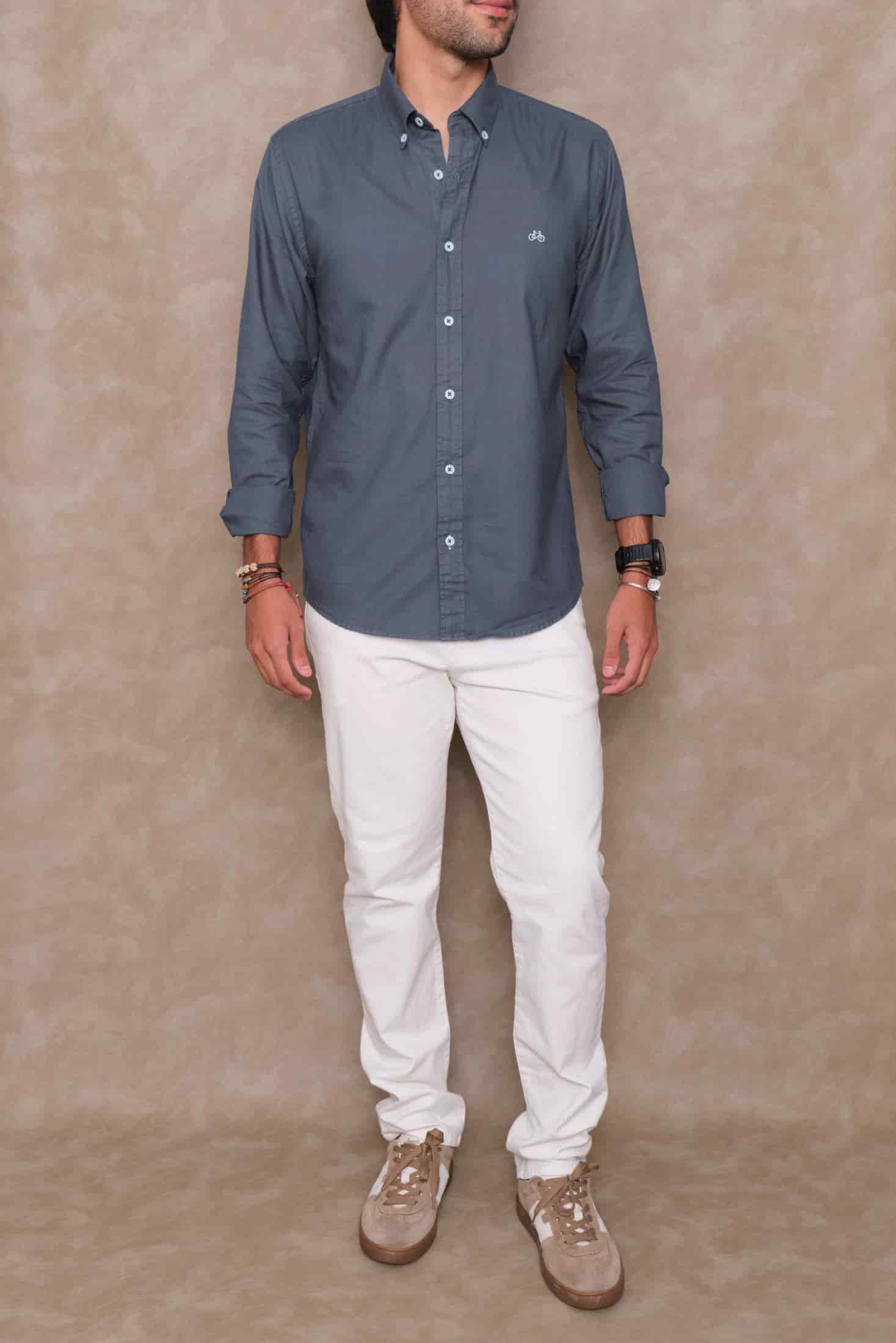 CAMISA OXFORD GRAFITO - miniatura 1