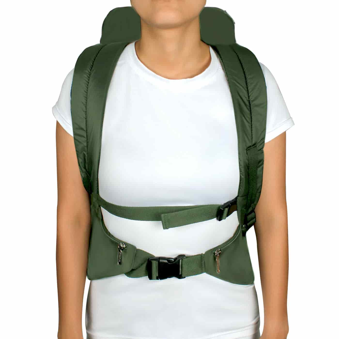 Morral Viajero XL Plegable Citybags Light verde militar - miniatura 6