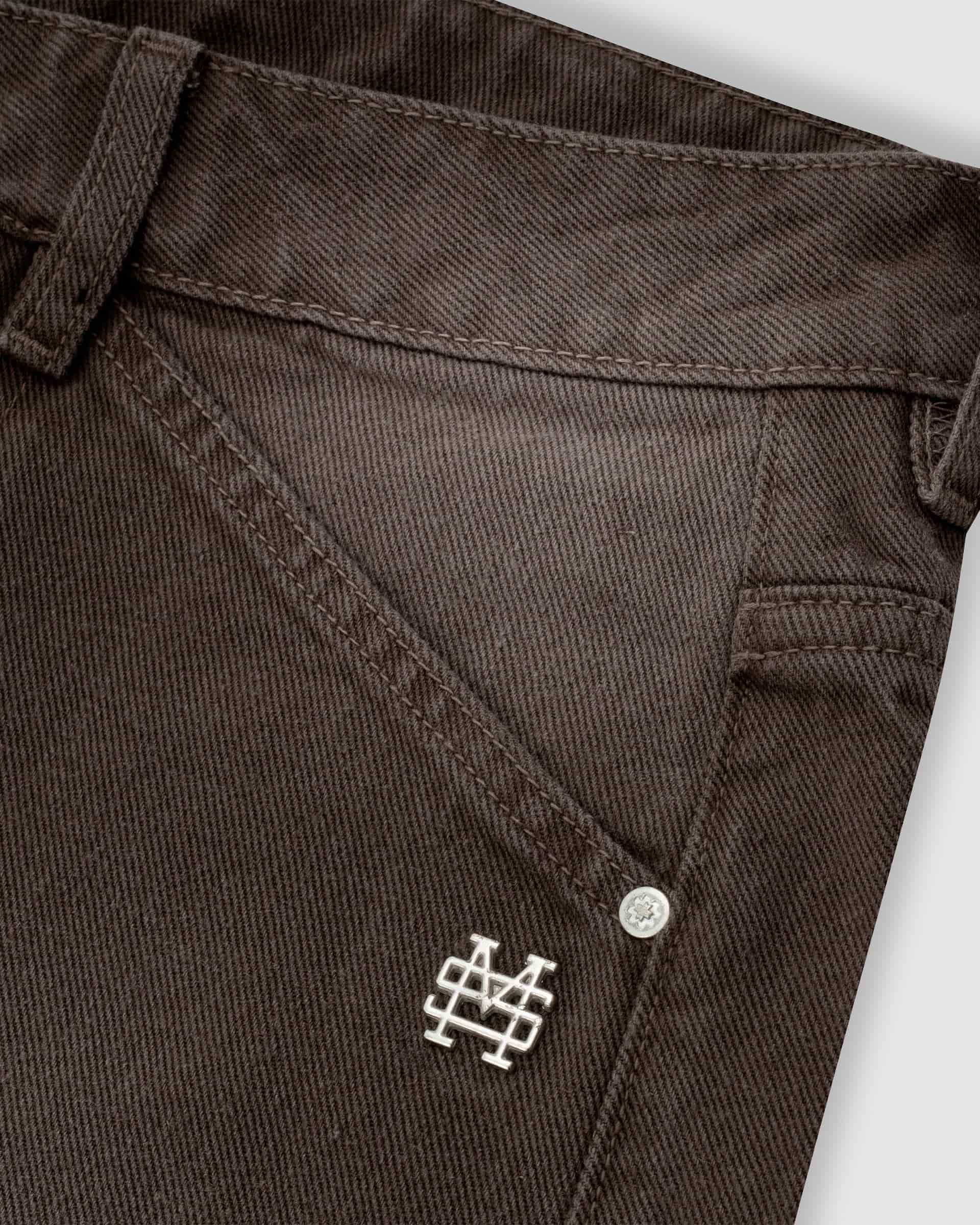Pocket Straight Pants – Café Desgastado - miniatura 8