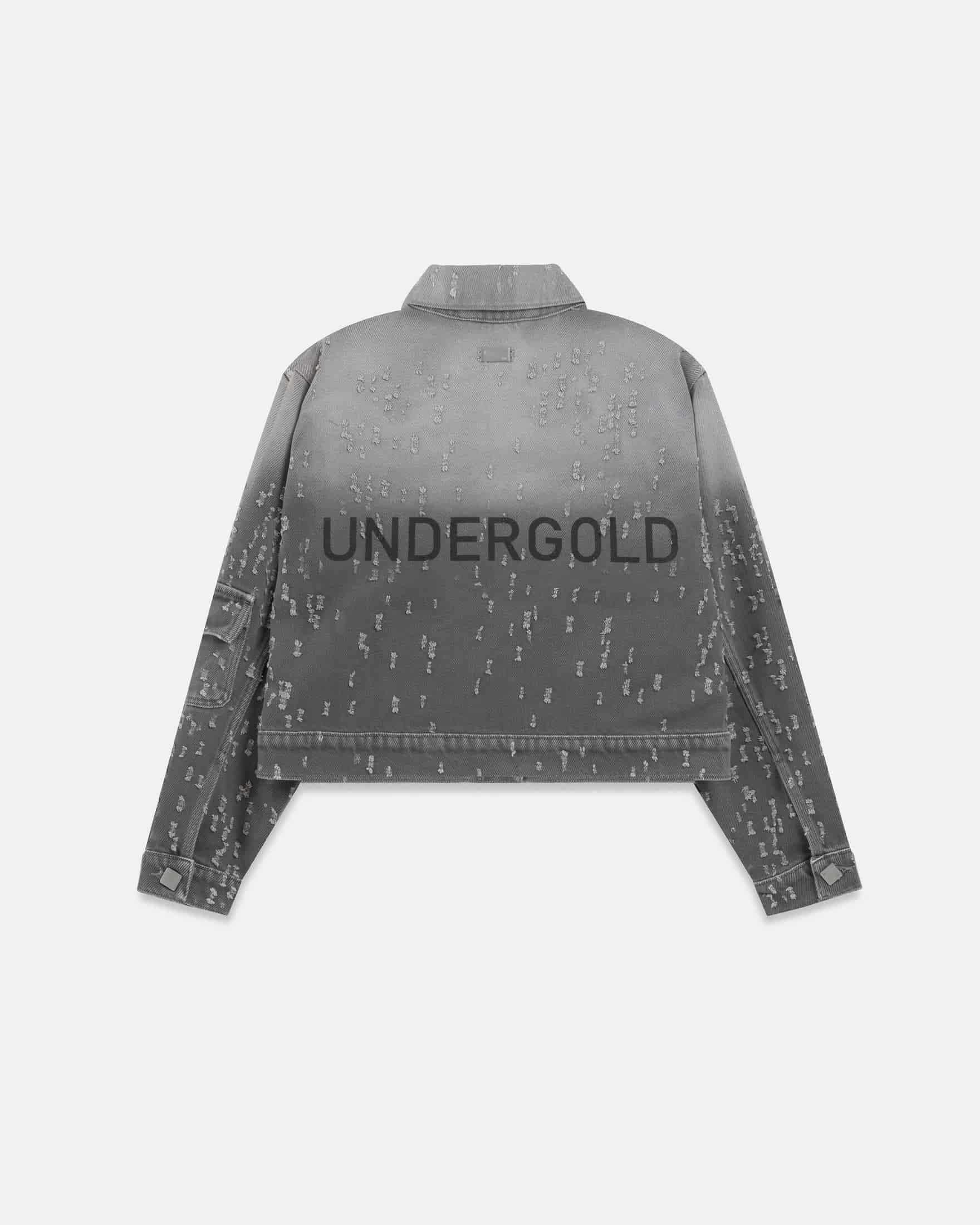 Holy State UNDRGLD Ripped Jacket Washed Gray - miniatura 1