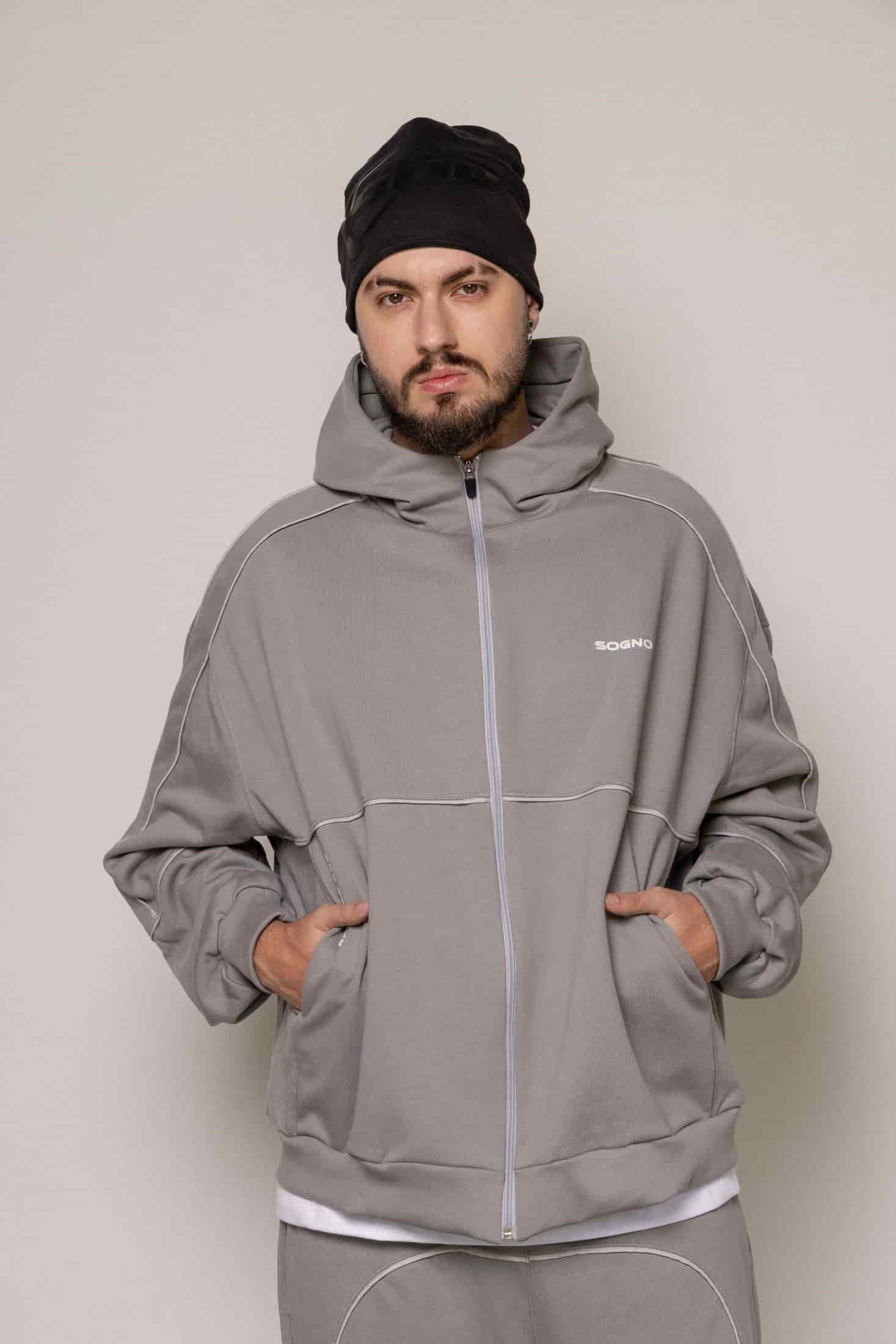 Hoodie 87/27 Sgo-Gris - miniatura 1