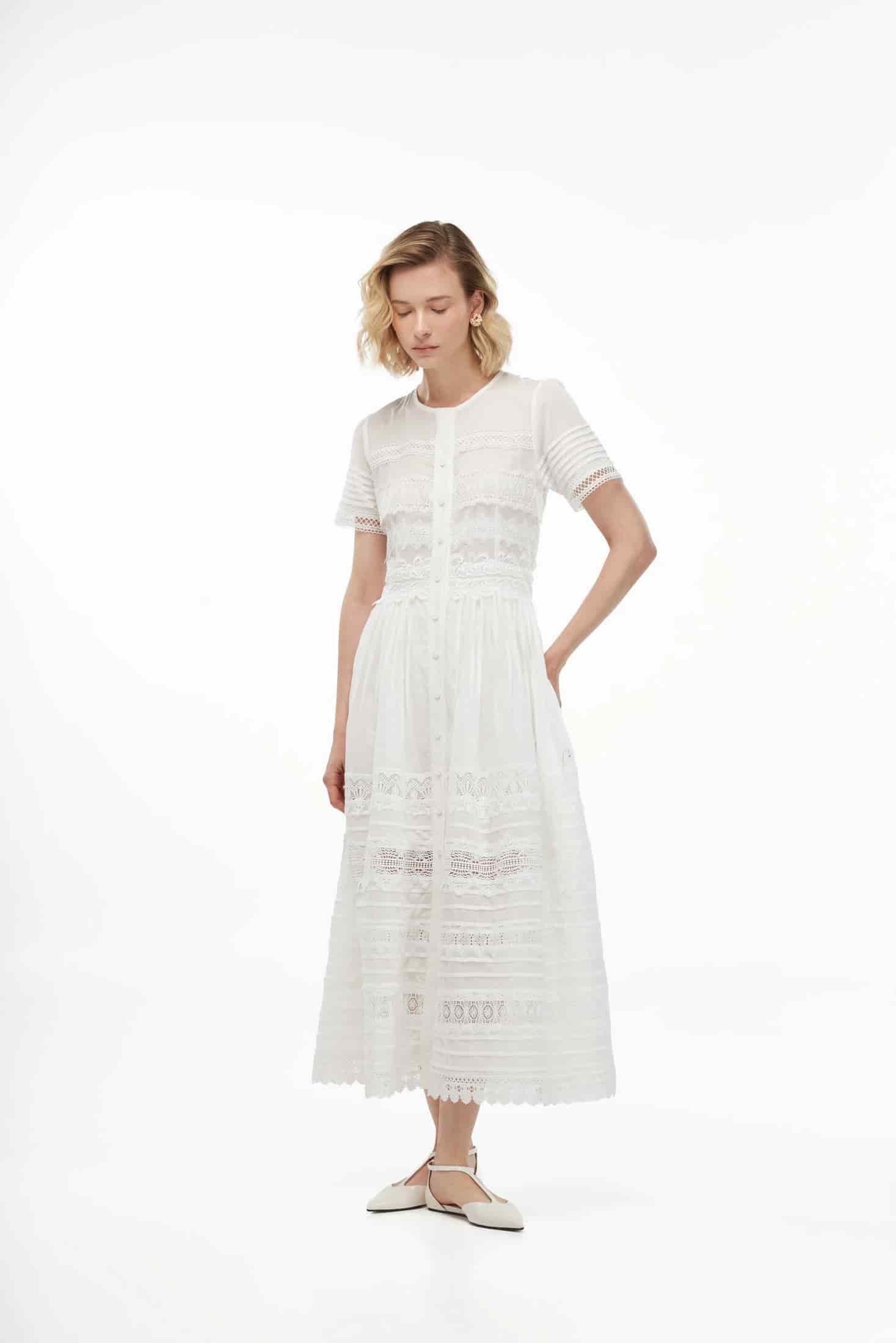 CAMILA DRESS WHITE - miniatura 1