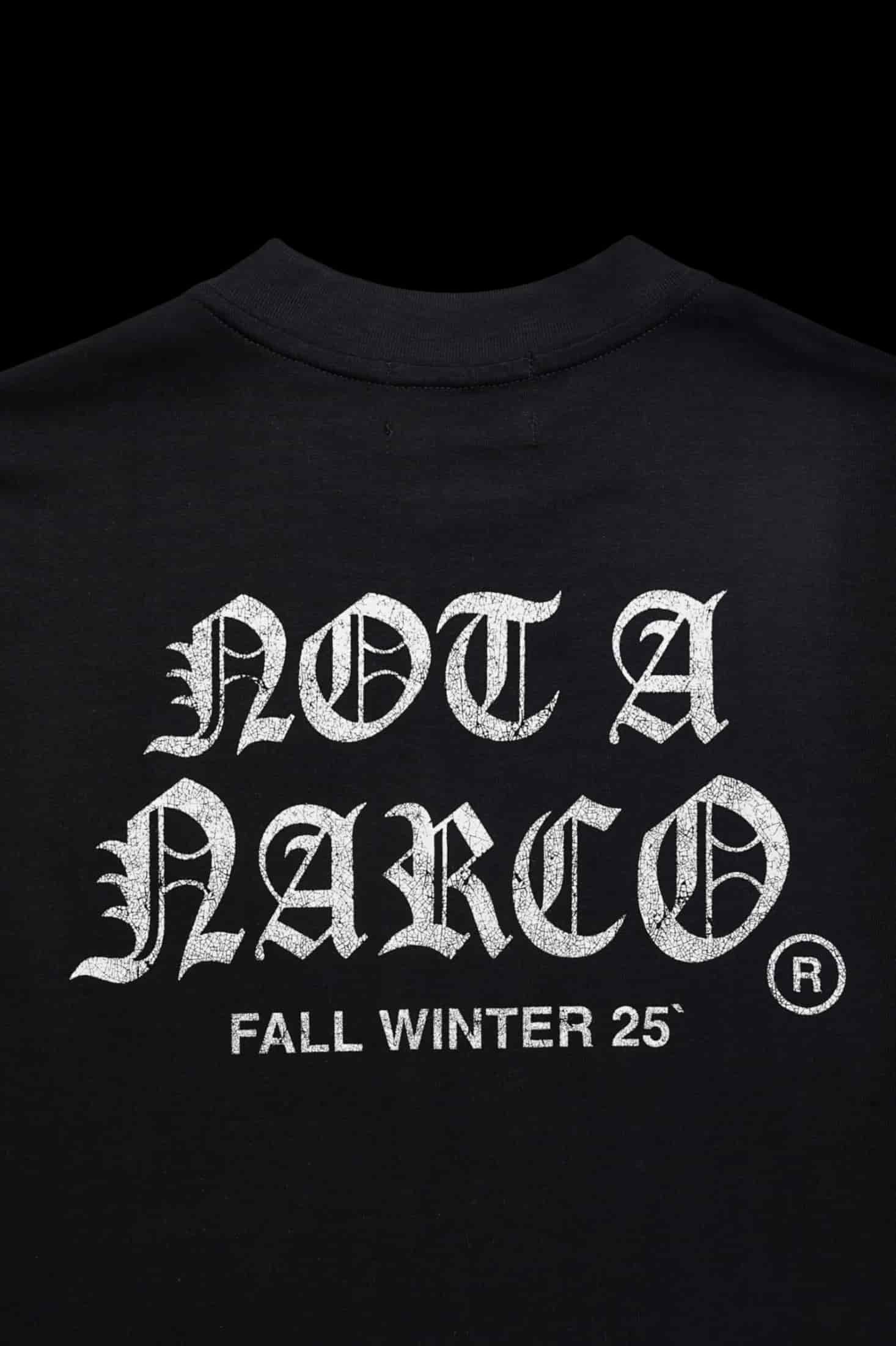 NOT A NARCO FW25 WHITE T-SHIRT - miniatura 14