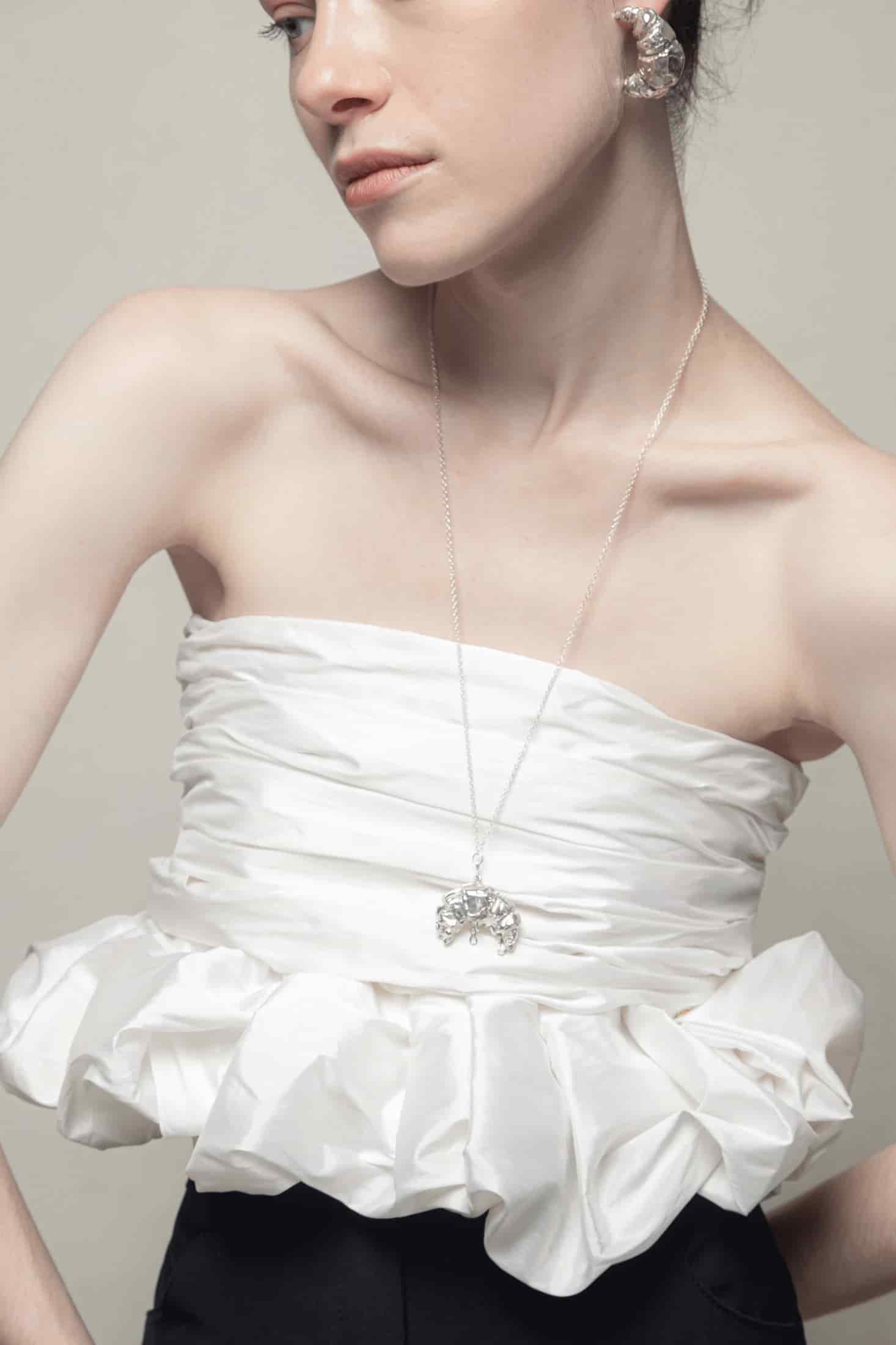 Collar Relicario Croissant Maxi - miniatura 4