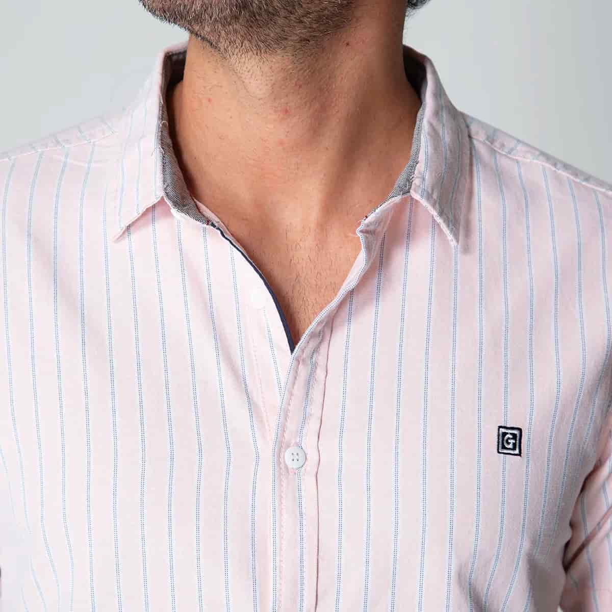 Camisa Slim Manga Corta Caleb - miniatura 6