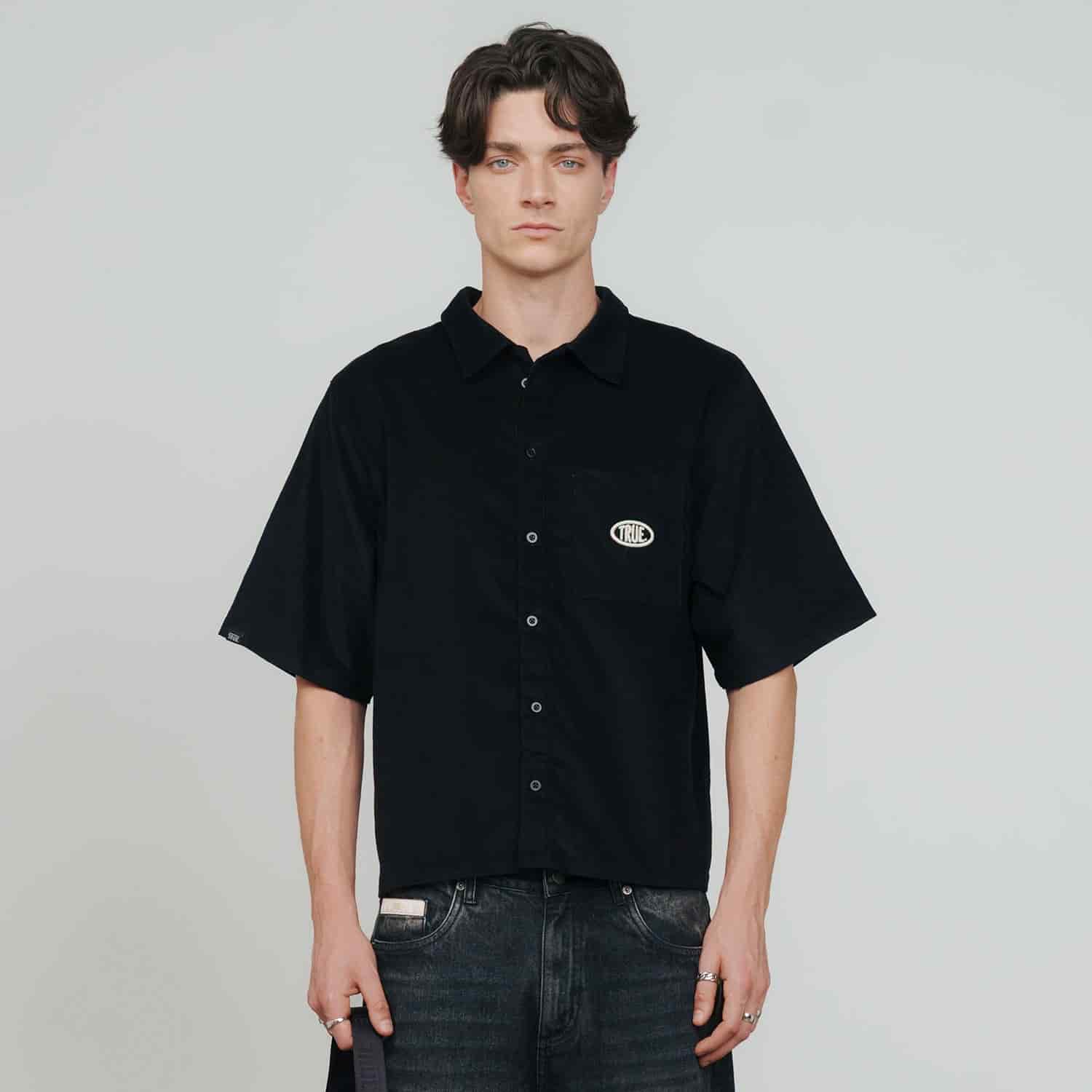 Midnight Corduroy Shirt - Black - miniatura 2