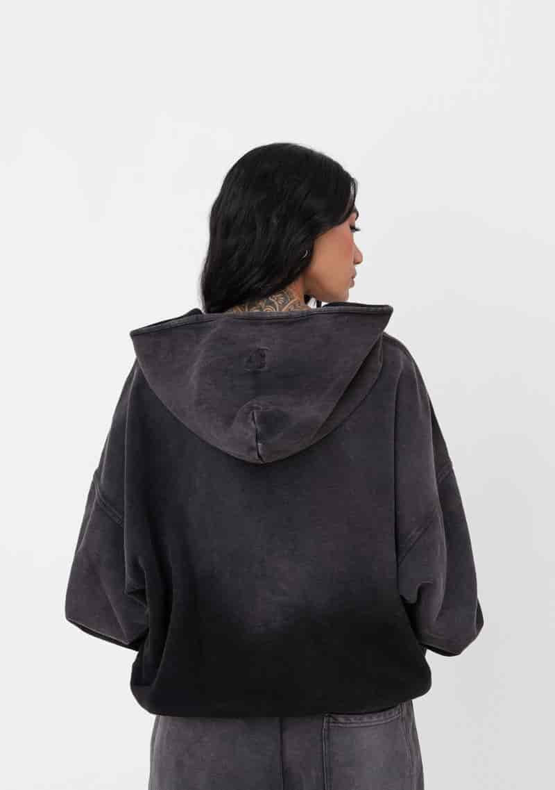 Atelier Grey washed Hoodie - miniatura 3