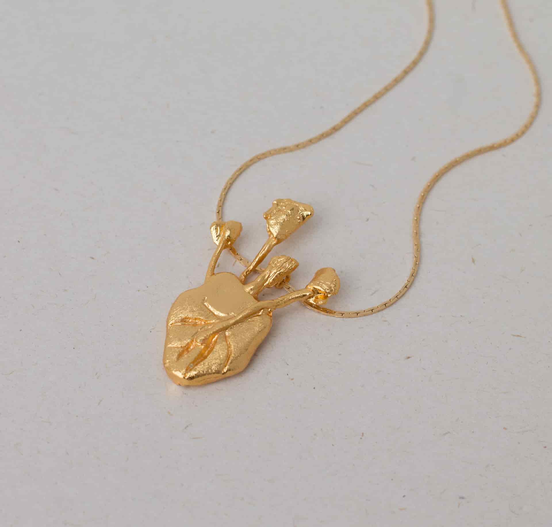 Collar Corazón semilla - miniatura 3