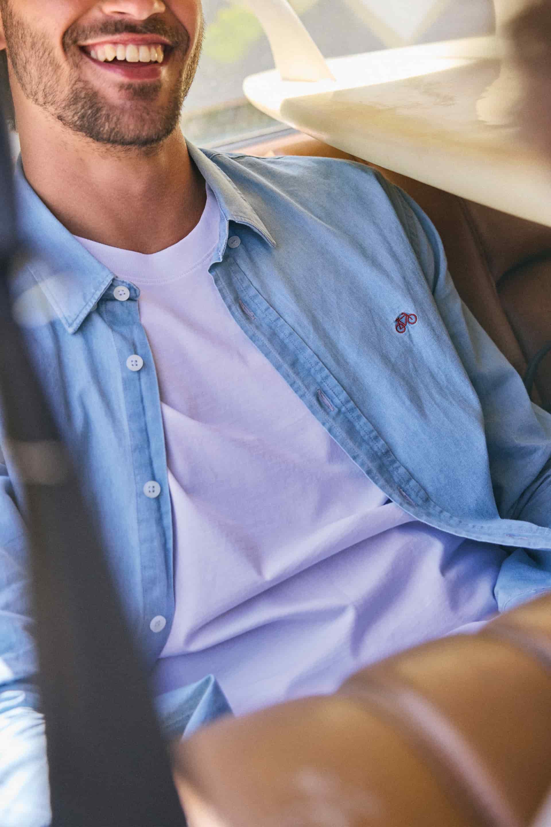 CAMISA DENIM CLARO - miniatura 4