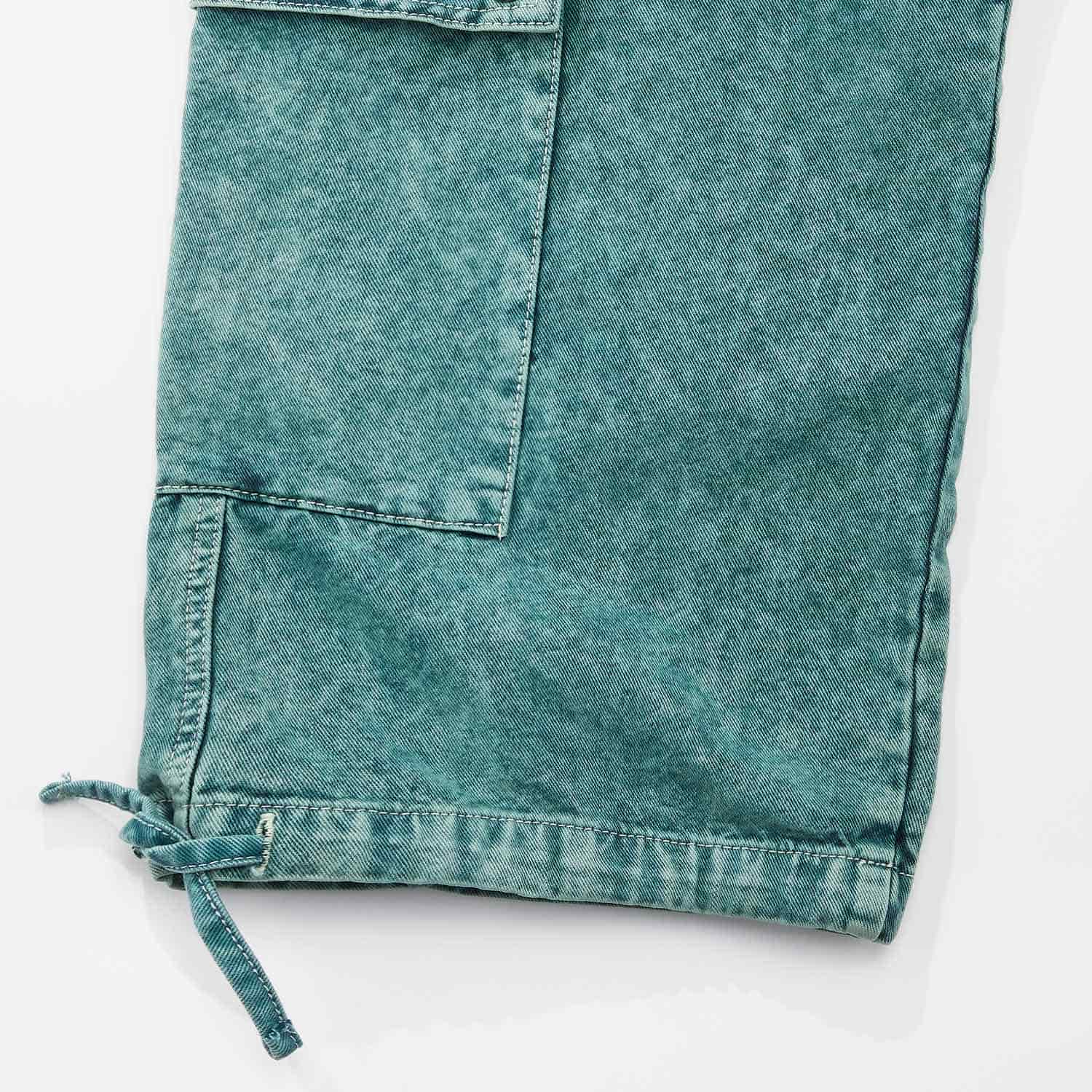 Pantalón Cargo Multi-Pocket - Lavado Verde - miniatura 5