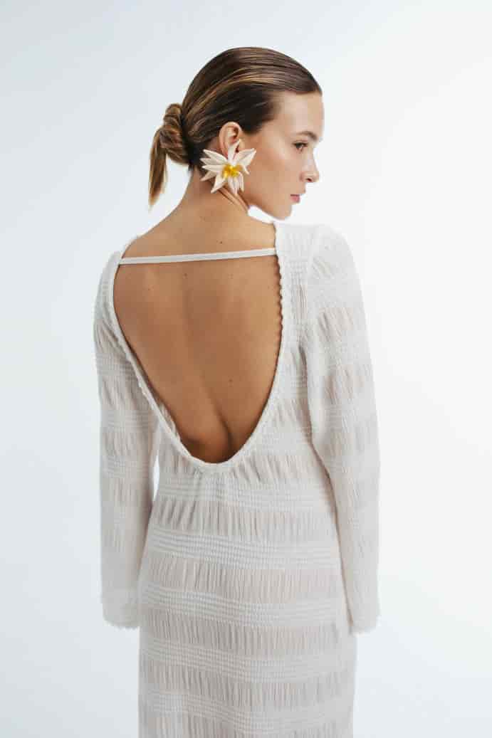 CABANA MAXI DRESS WHITE - miniatura 2