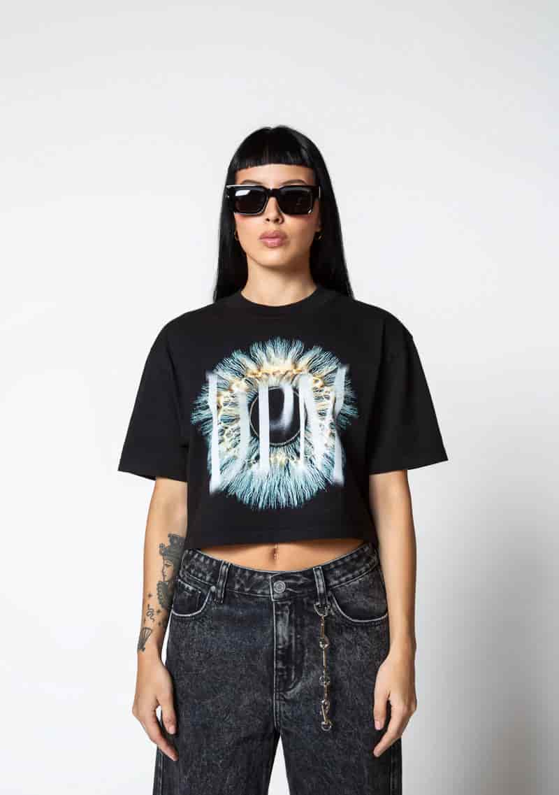Dopamine black eye crop top - miniatura 6