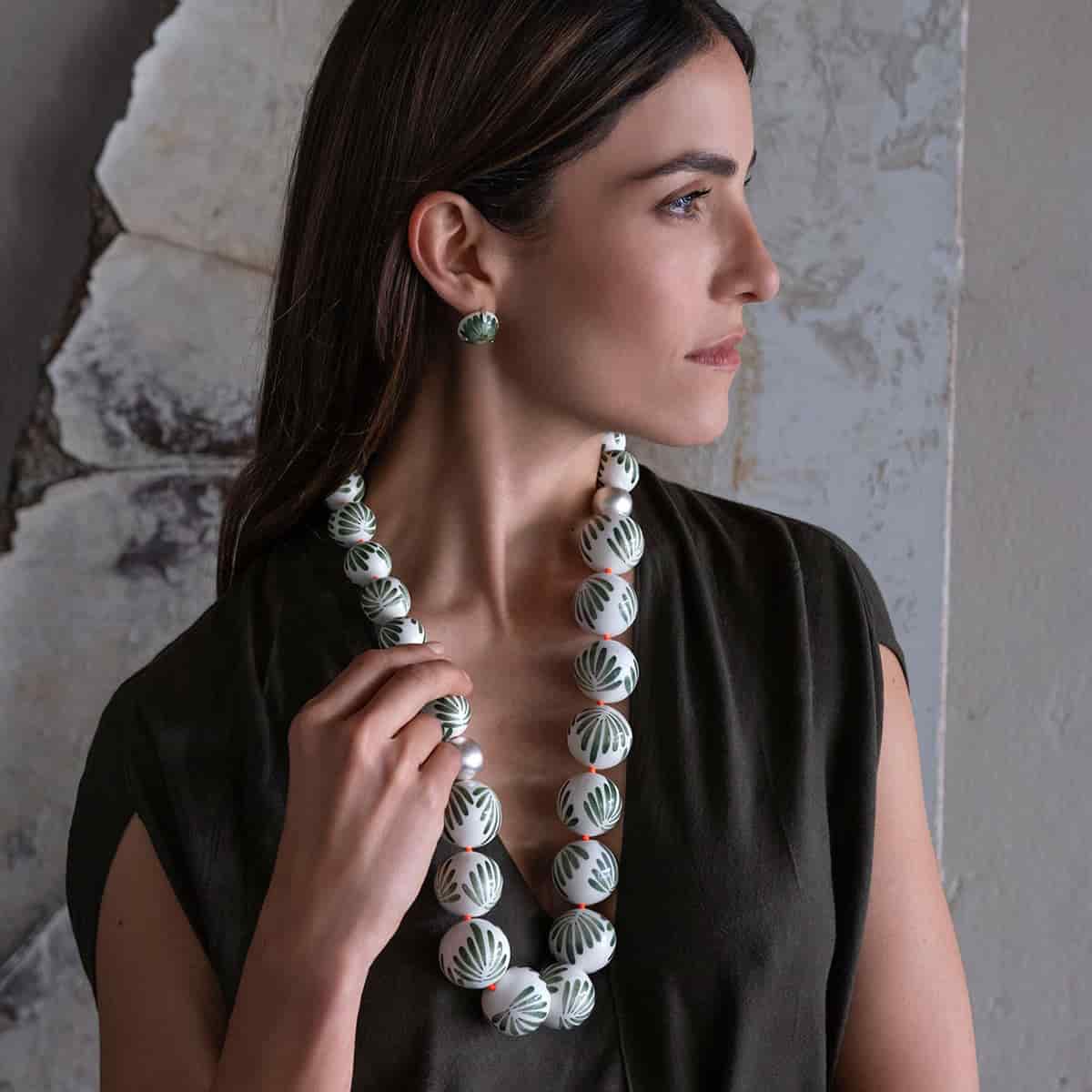 COLLAR LARGO 2 ESFERAS - miniatura 2
