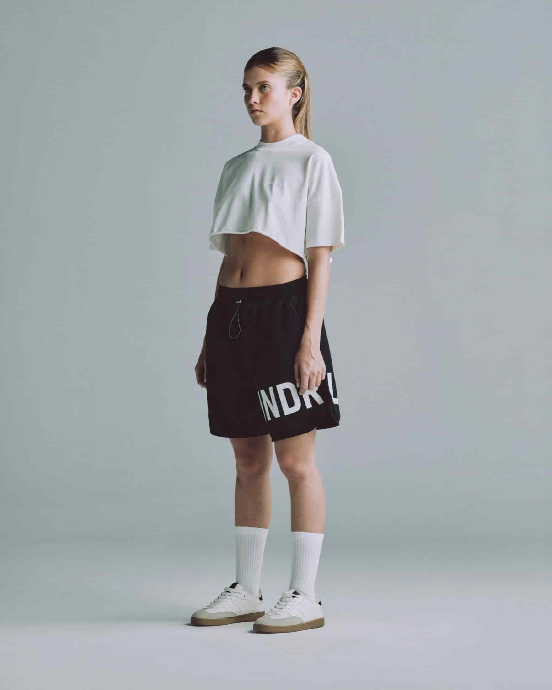 Line Logo Crop Top White - miniatura 5