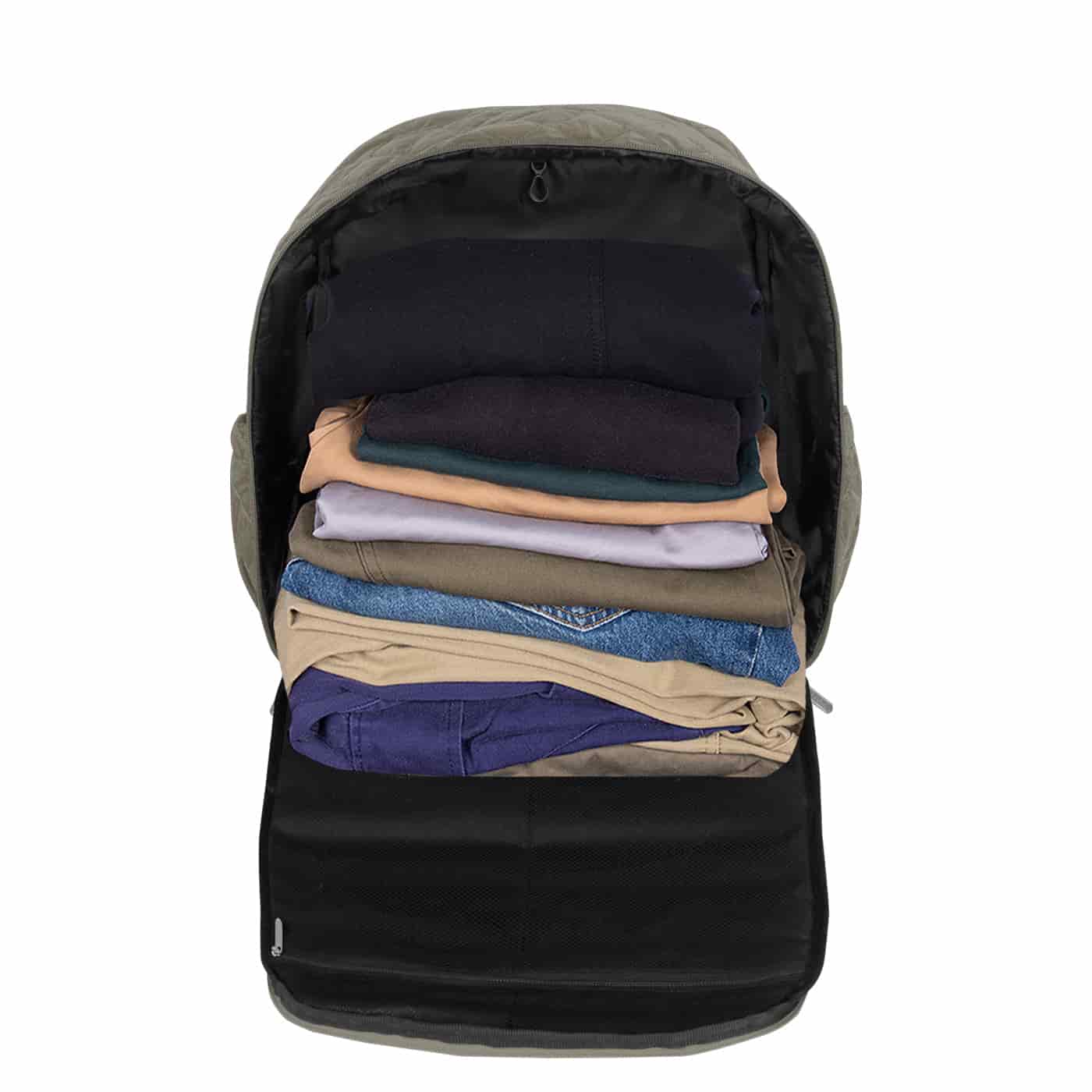 Morral Cabina Tapa Puffer Beige - miniatura 5
