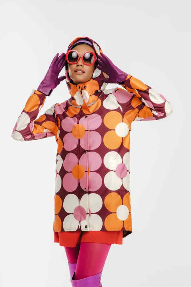 RAINCOAT FLOWER POWER NARANJA (PRE-ORDER) - miniatura 3
