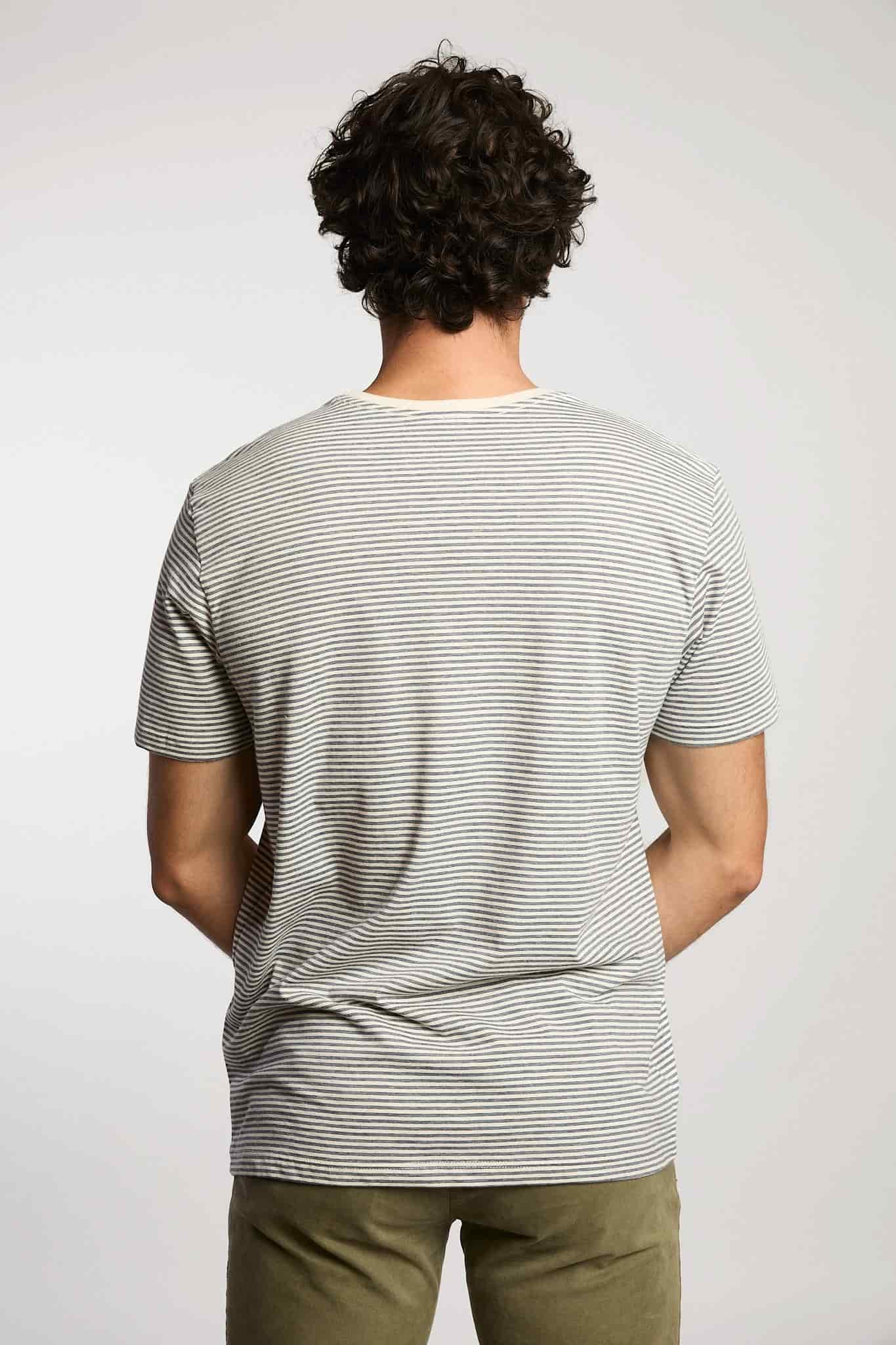 Camiseta Rayas Azul Oscuro - miniatura 5
