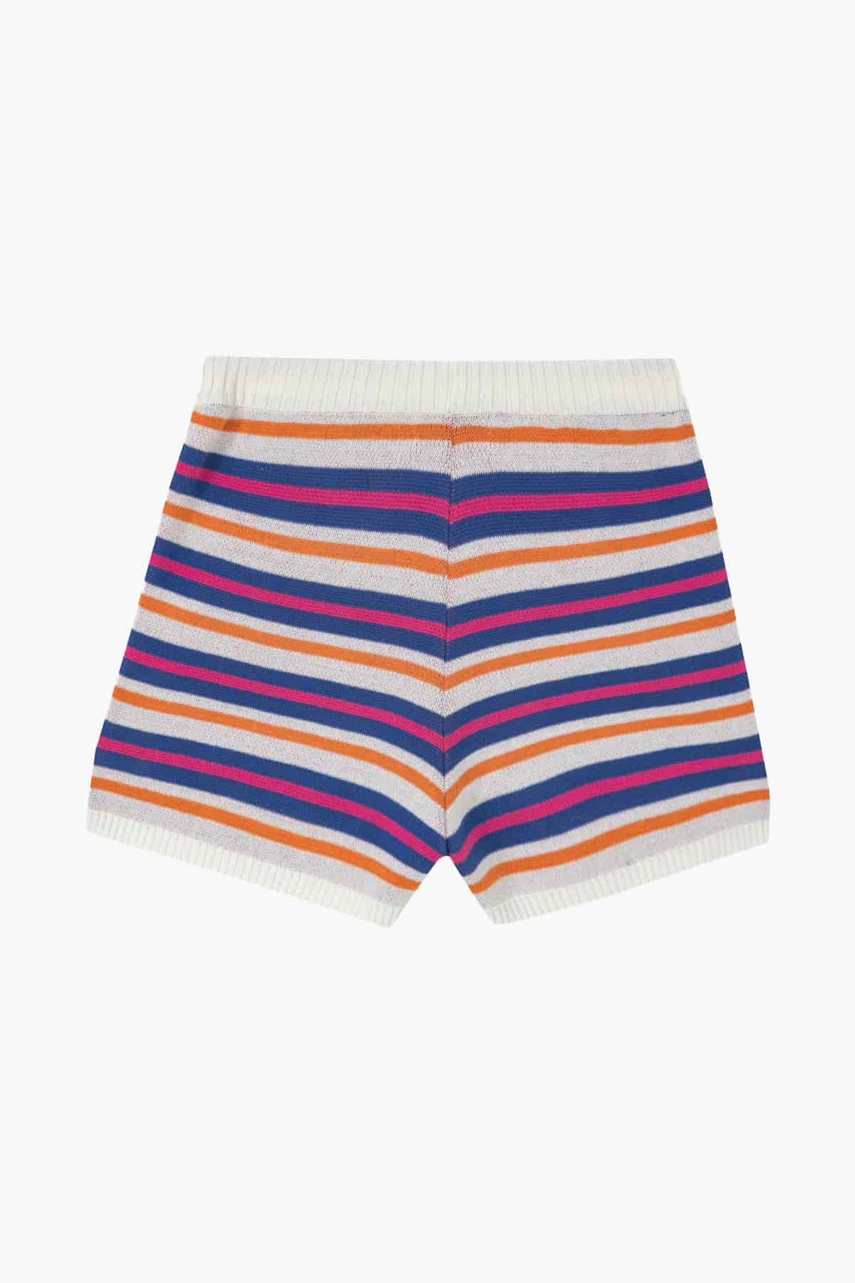 TROPICAL STRIPE SHORTS - miniatura 1