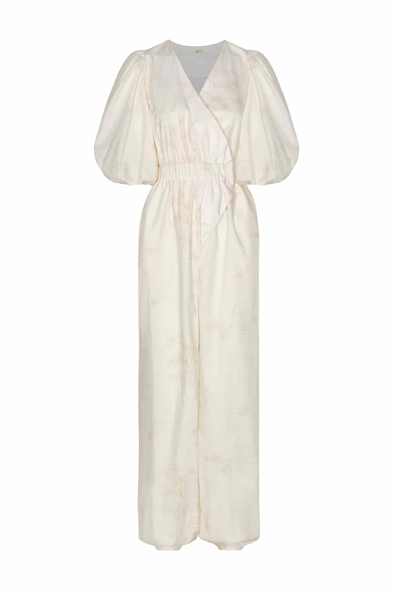 Guayacan Cotton Bio Jumpsuit / Ivory - miniatura 1