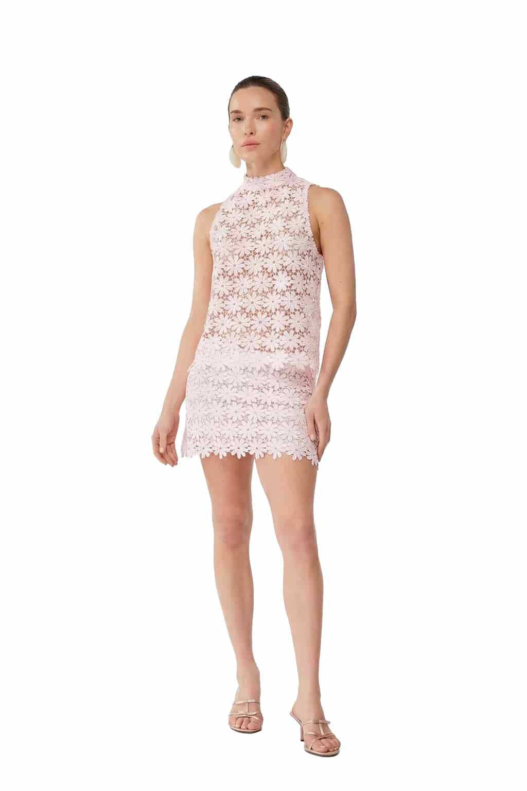 DESIRE MINI SKIRT PINK - miniatura 1