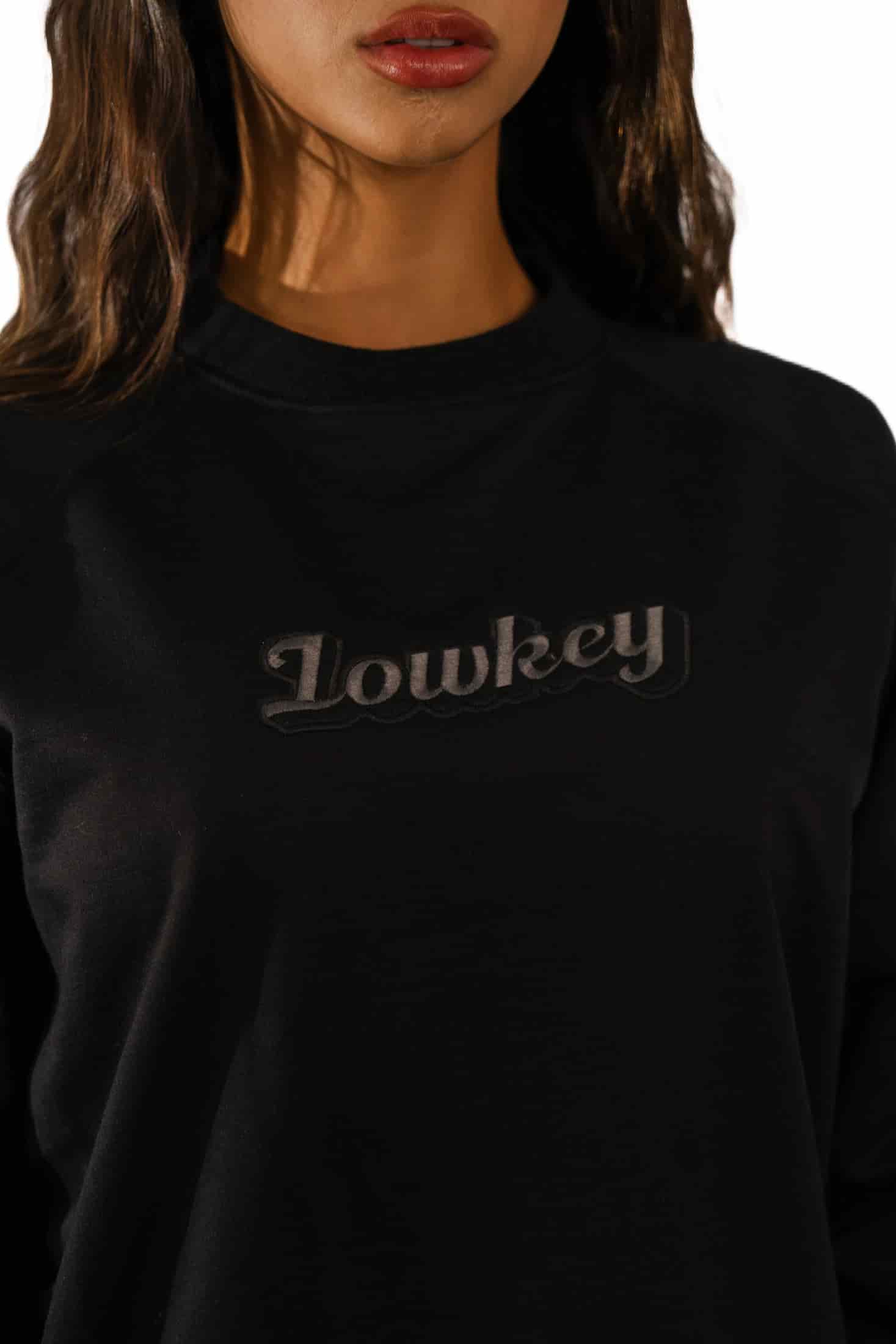 CREWNECK NEGRO - PLAIN SOCIETY - miniatura 4