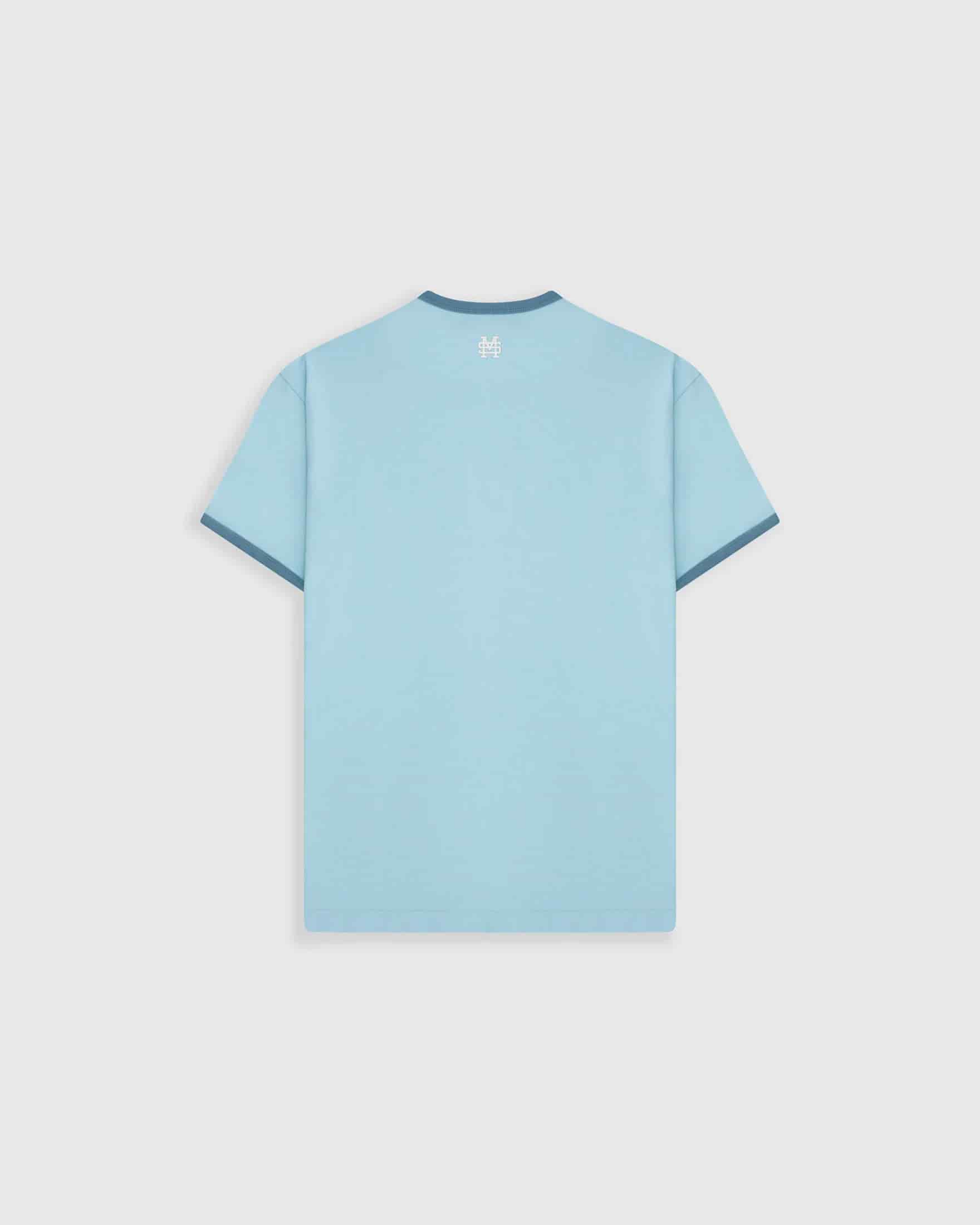 Camiseta Ringer Tee – Azul Cielo - miniatura 8