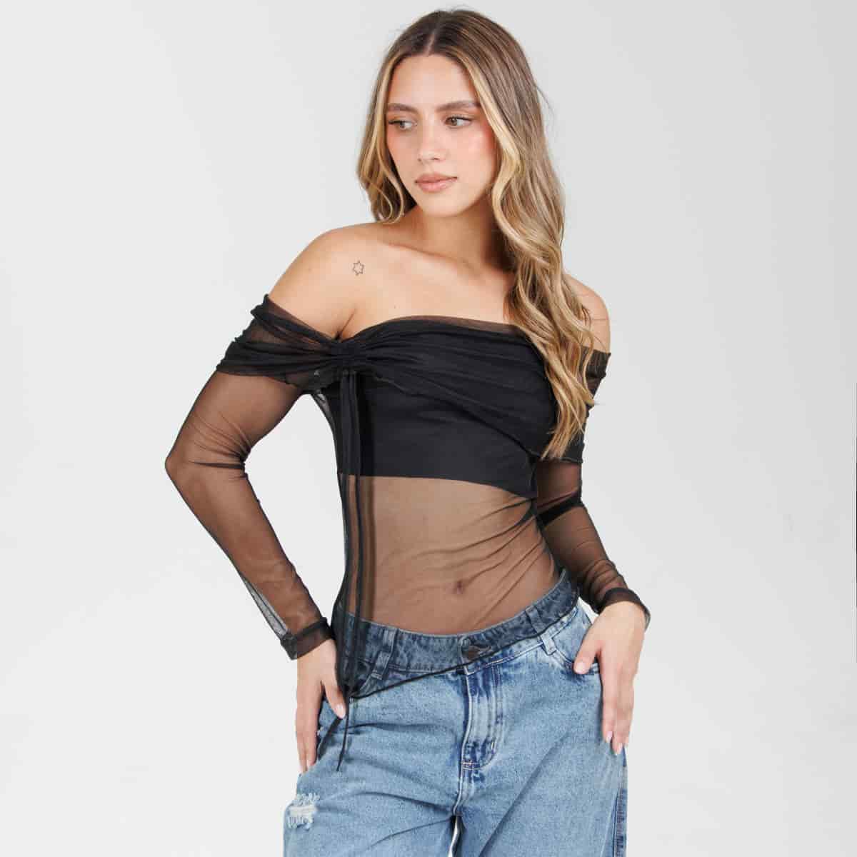 Blusa Malla Axspen B1901 - miniatura 4