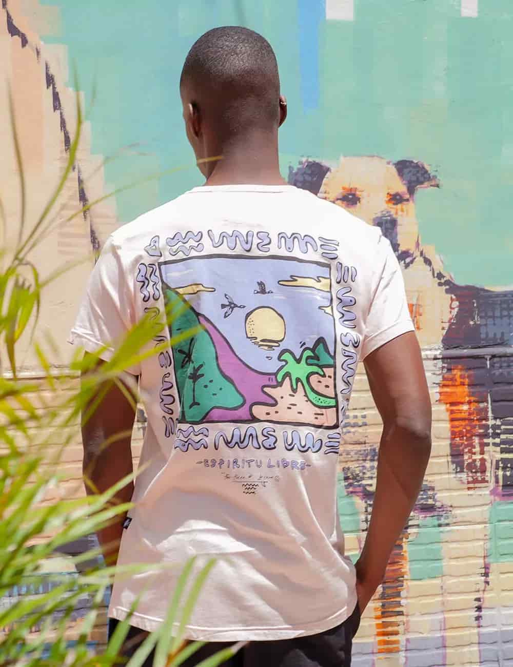 Camiseta Regular Fit Freedom rosado Hombre - miniatura 3