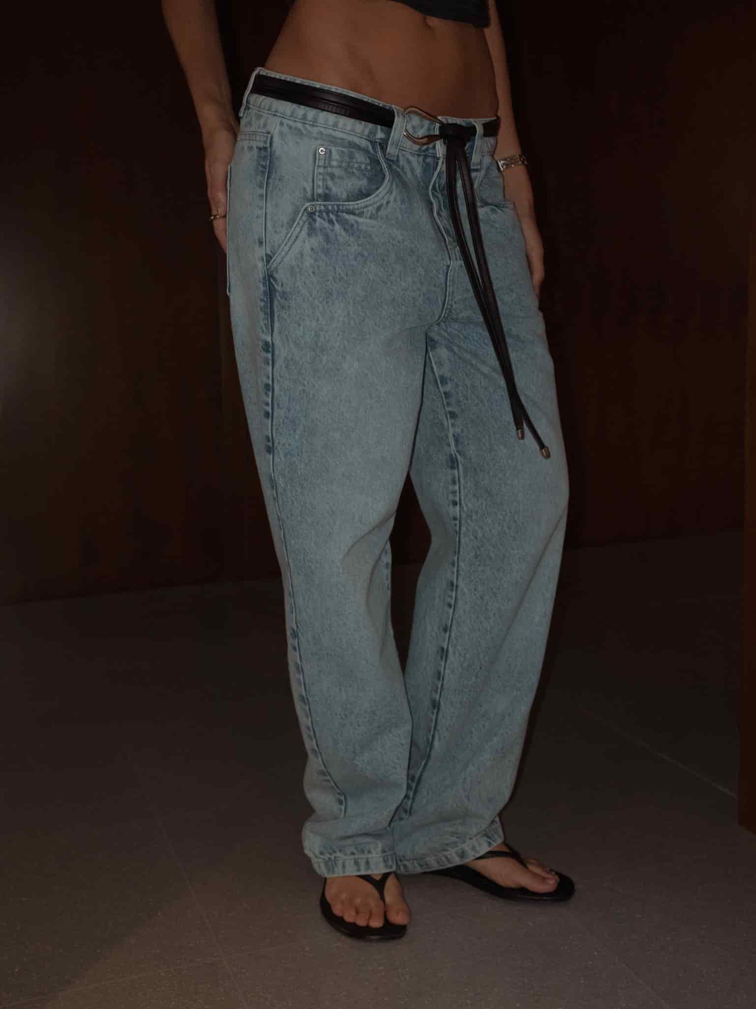 NOT SO MODEST JEAN - OLD LIGHT BLUE - miniatura 4