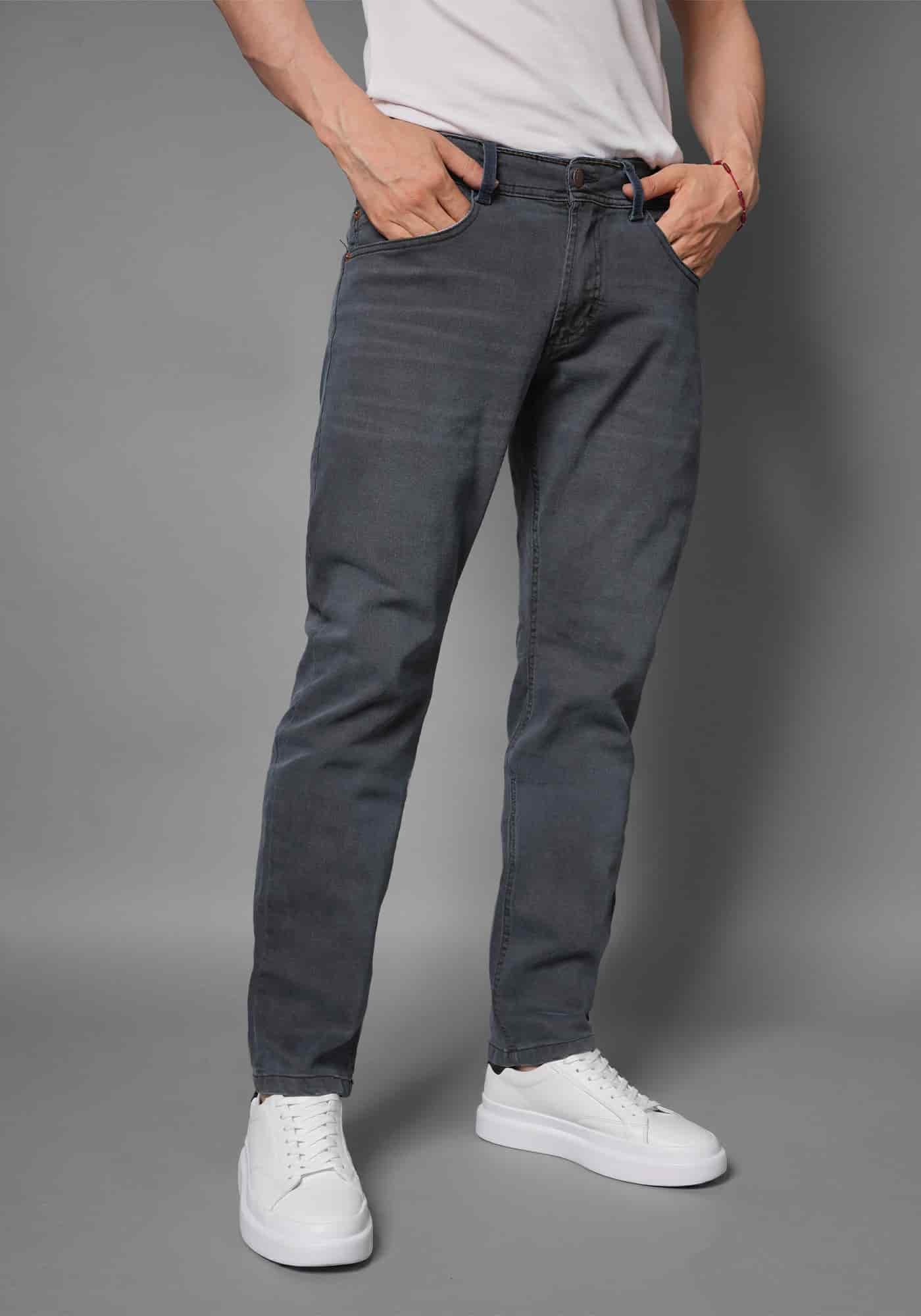 Jean para Hombre en Color Gris Menta Thunder - miniatura 1