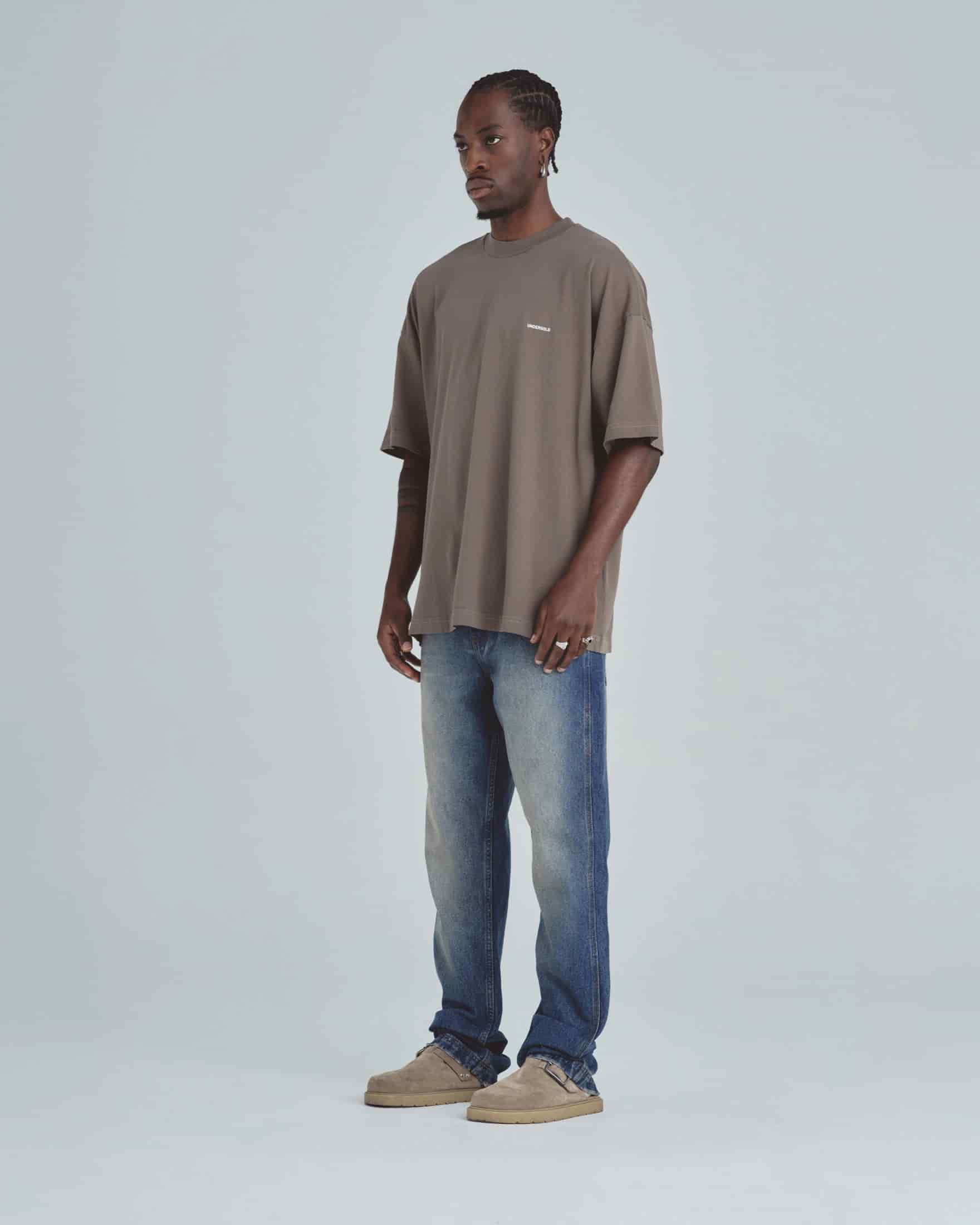 Line Basic Tshirt Brown - miniatura 5