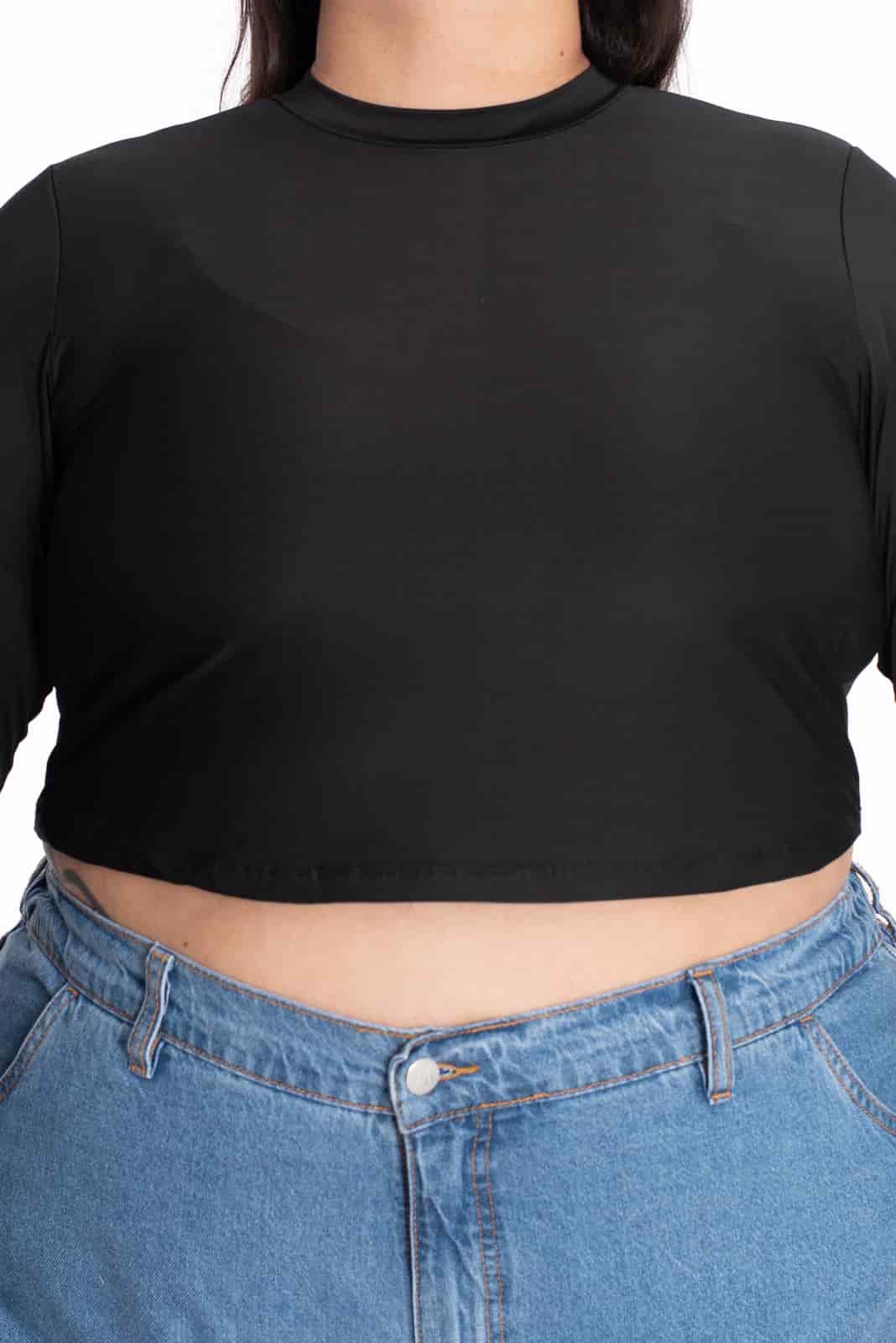 Crop Top City Negro - miniatura 3
